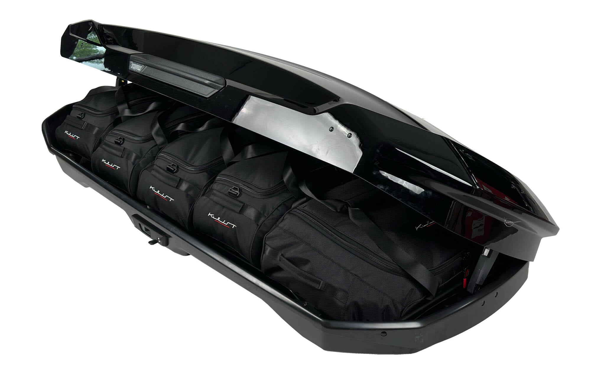 THULE MOTION 3 XL LOW 5-delars väskset för takbox #färg_Svart