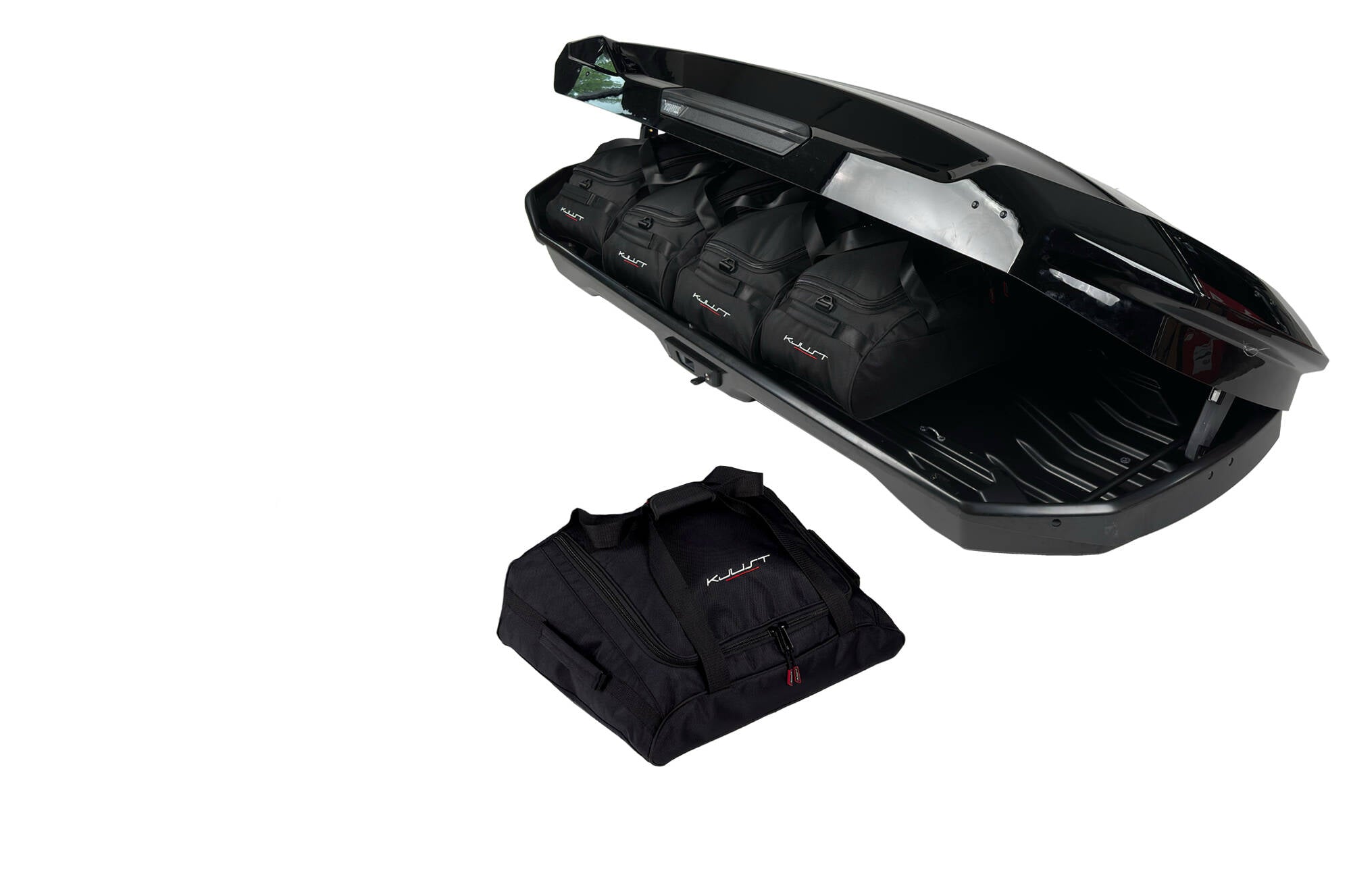 THULE MOTION 3 XL LOW 5-delars väskset för takbox #färg_Svart