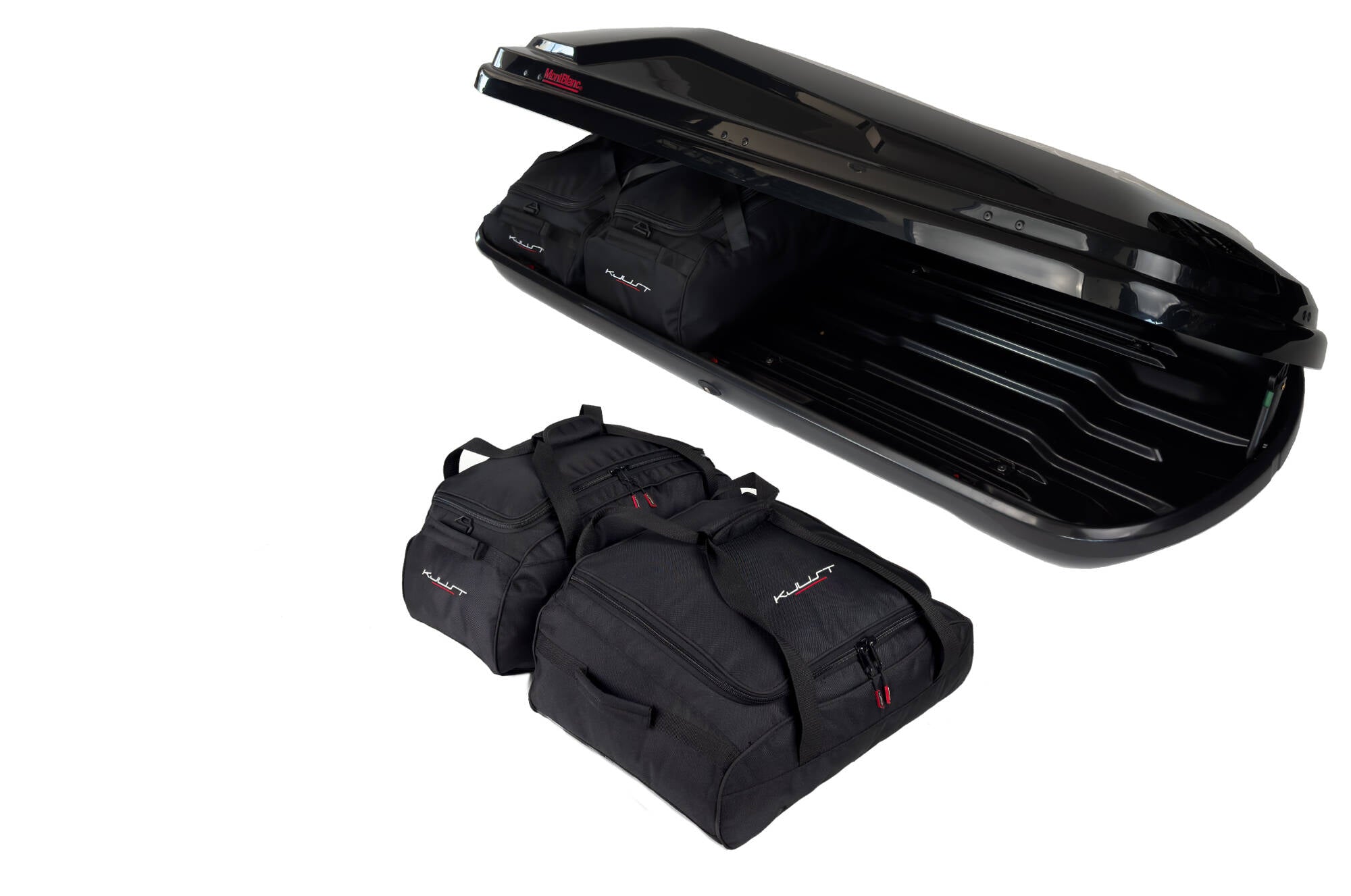 MONTBLANC ALTITUDE 350 4-delars väskset för takbox #färg_Svart