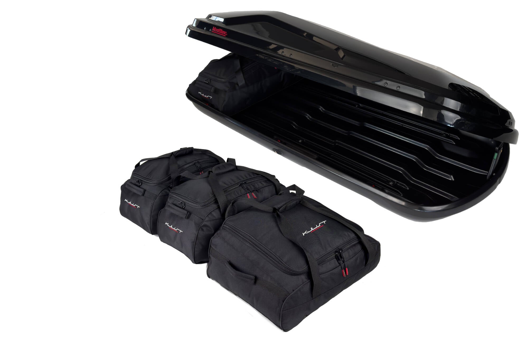 MONTBLANC ALTITUDE 350 4-delars väskset för takbox #färg_Svart