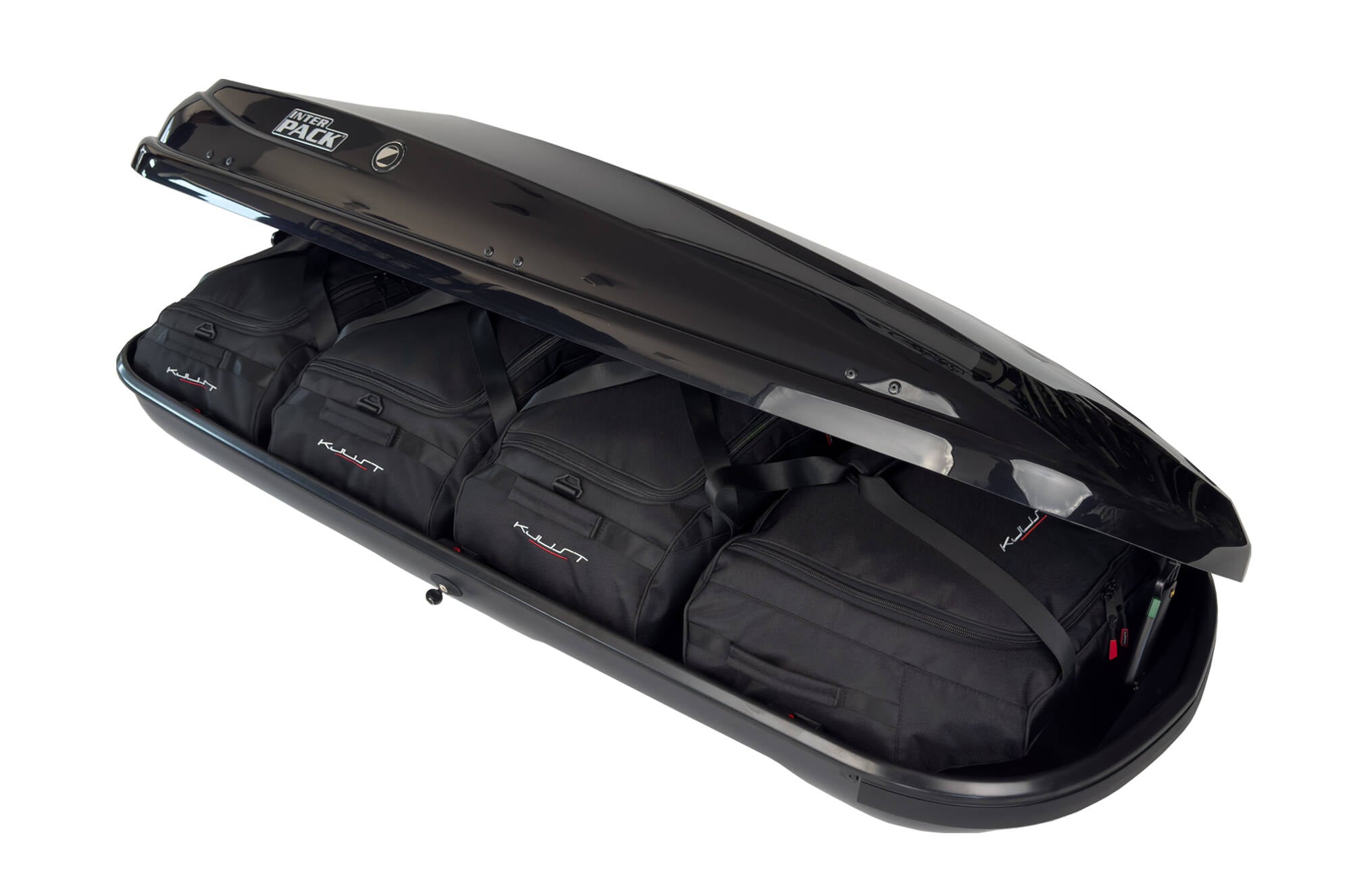 INTERPACK ZENITH 6.6 4-delars väskset för takbox #färg_Svart