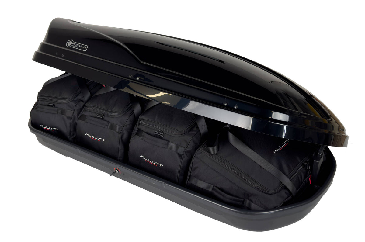 MODULA WEGO 450 4-delars väskset för takbox #färg_Svart