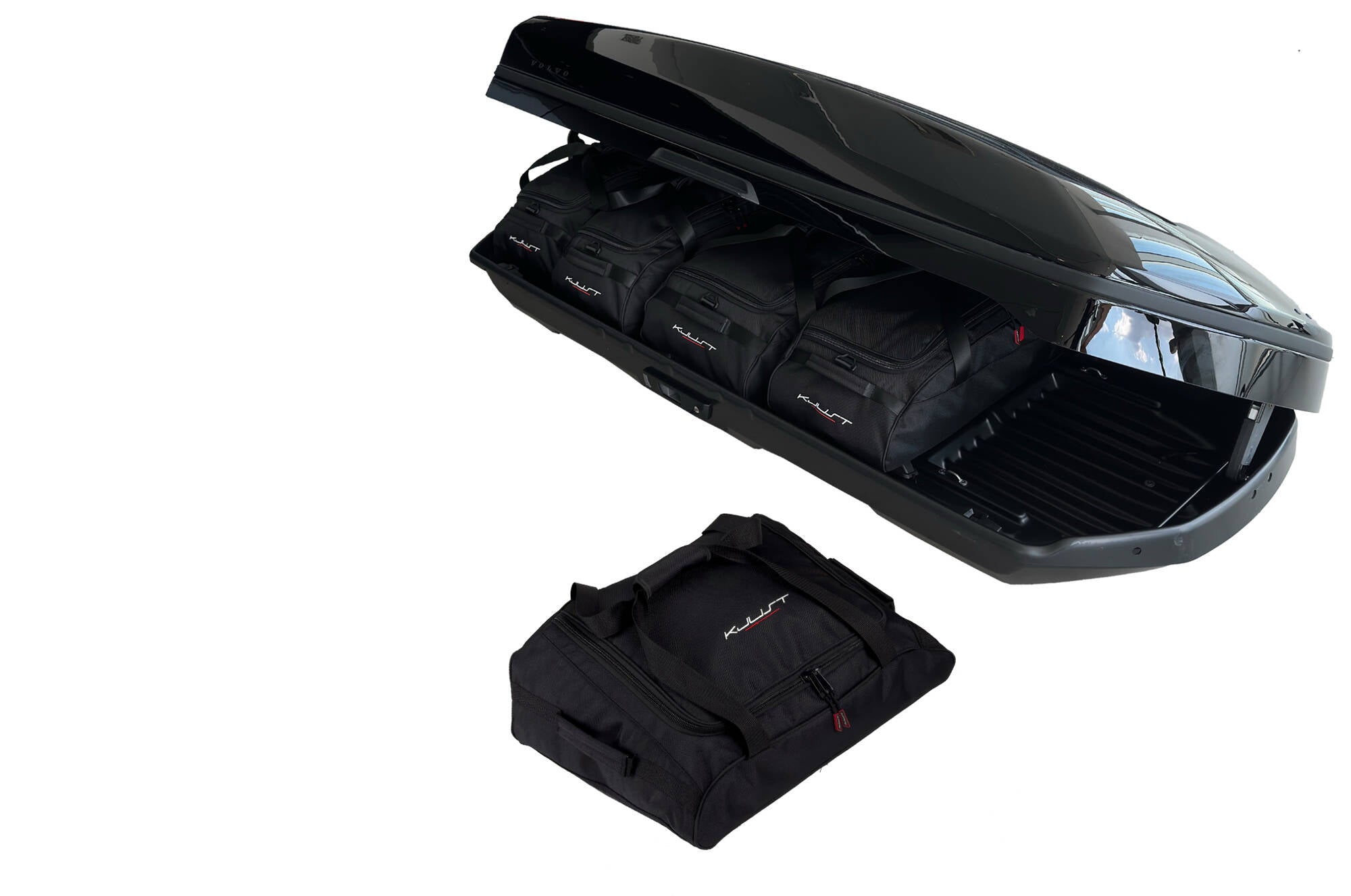 VOLVO ACTIVE 500 5-delars väskset för takbox #färg_Svart