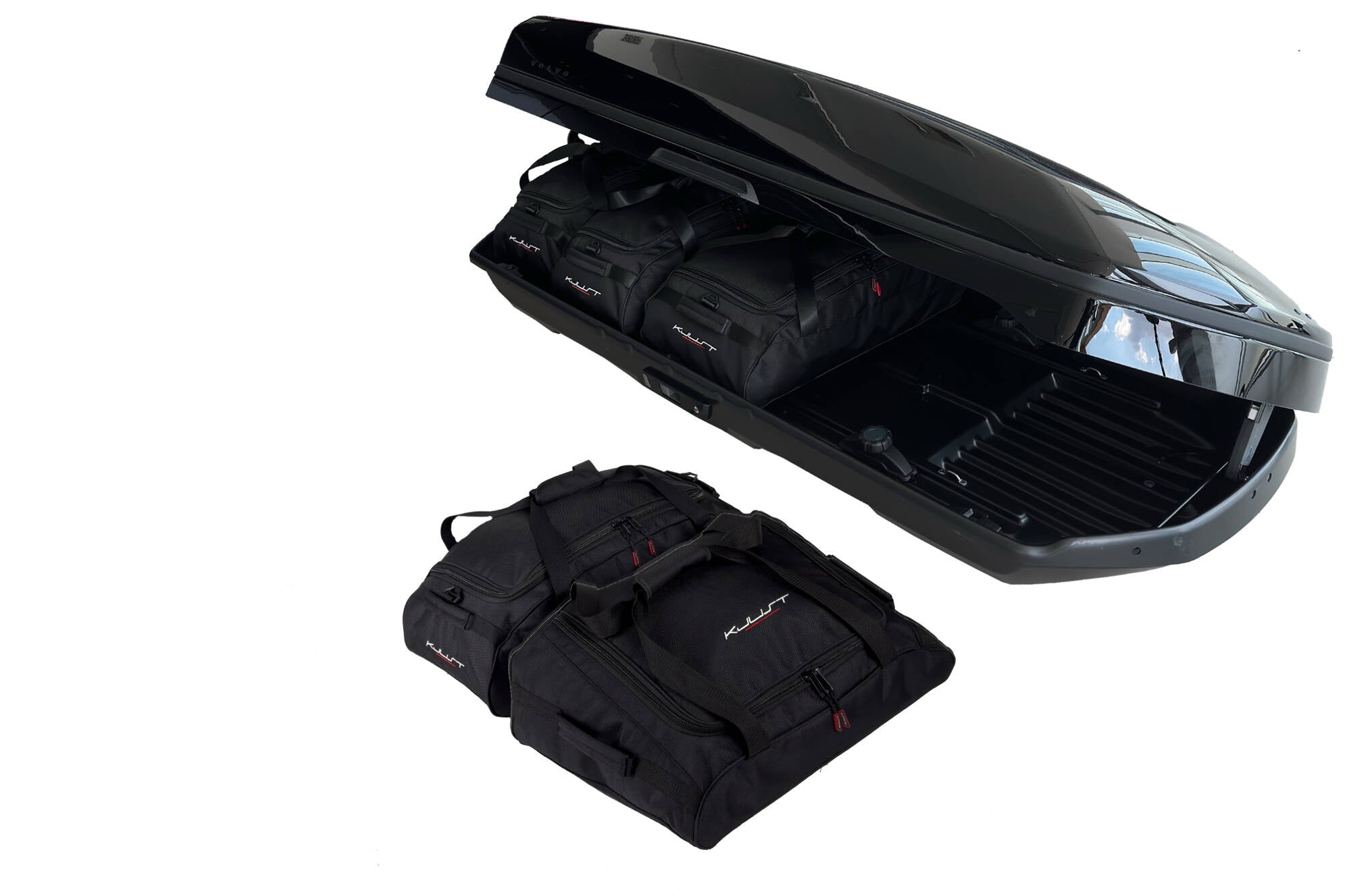 VOLVO ACTIVE 500 5-delars väskset för takbox #färg_Svart
