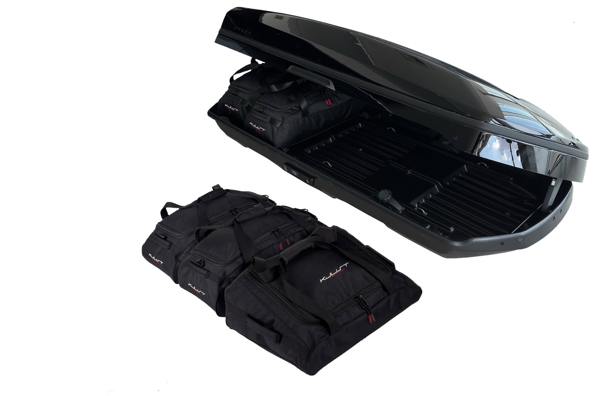 VOLVO ACTIVE 500 5-delars väskset för takbox #färg_Svart