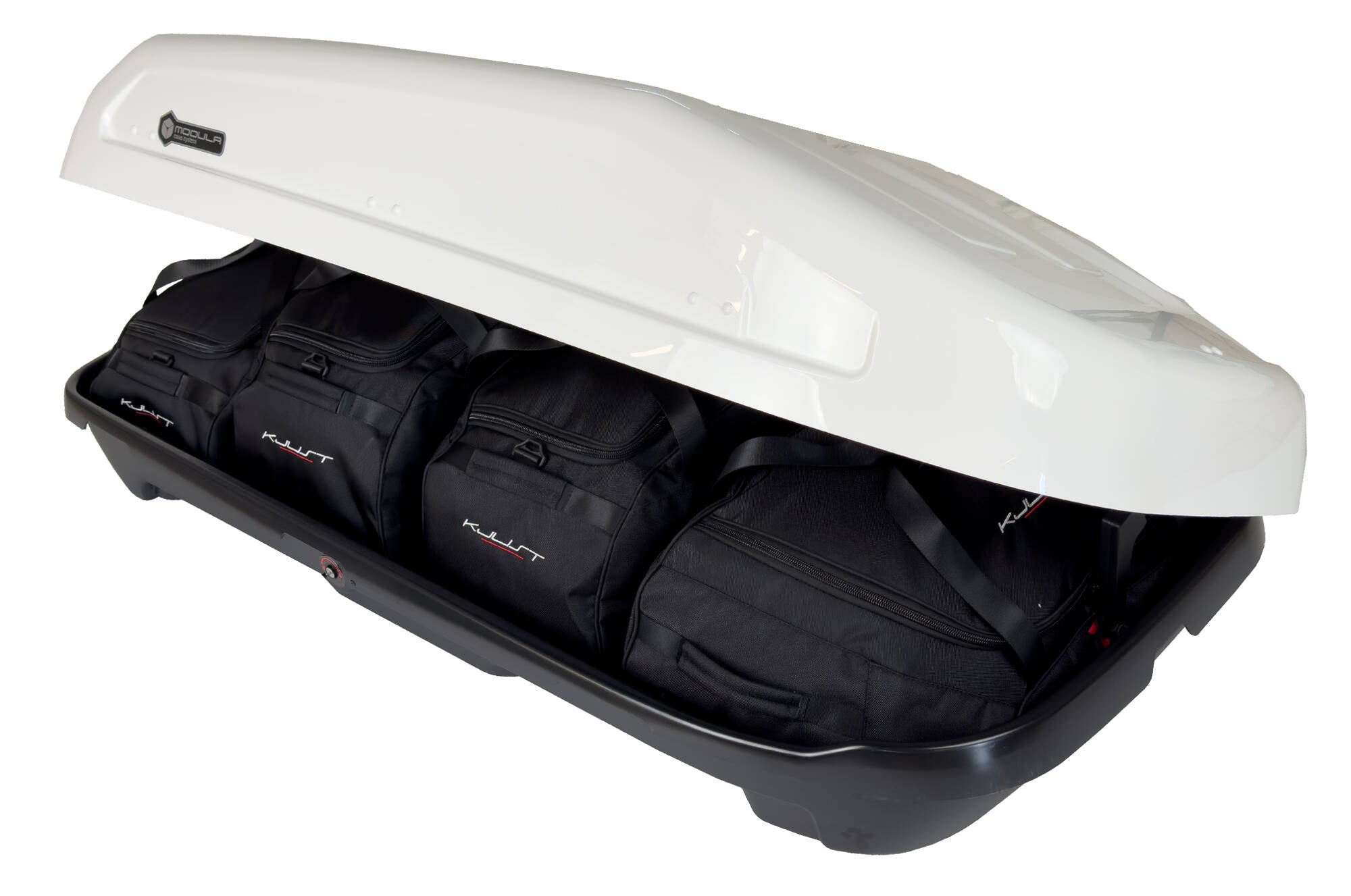 MODULA EVO 400 4-delars väskset för takbox #färg_Svart