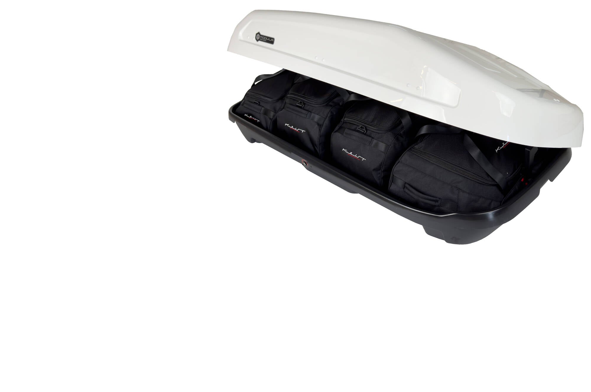 MODULA EVO 400 4-delars väskset för takbox #färg_Svart