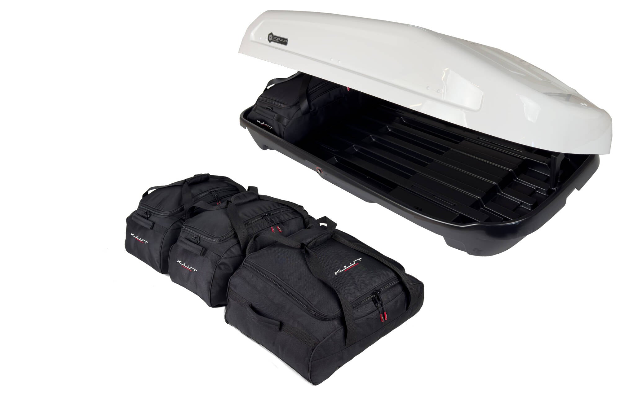 MODULA EVO 400 4-delars väskset för takbox #färg_Svart