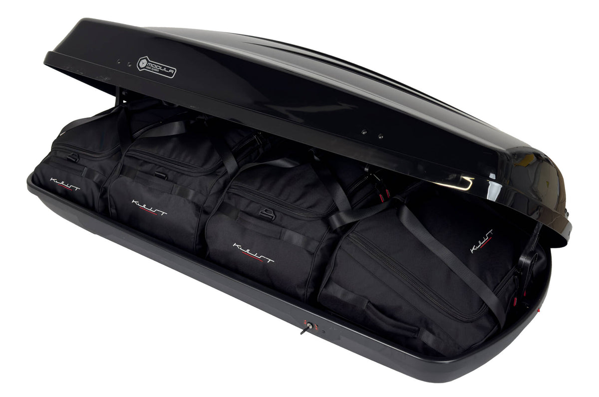 MODULA CIAO 430 4-delars väskset för takbox #färg_Svart