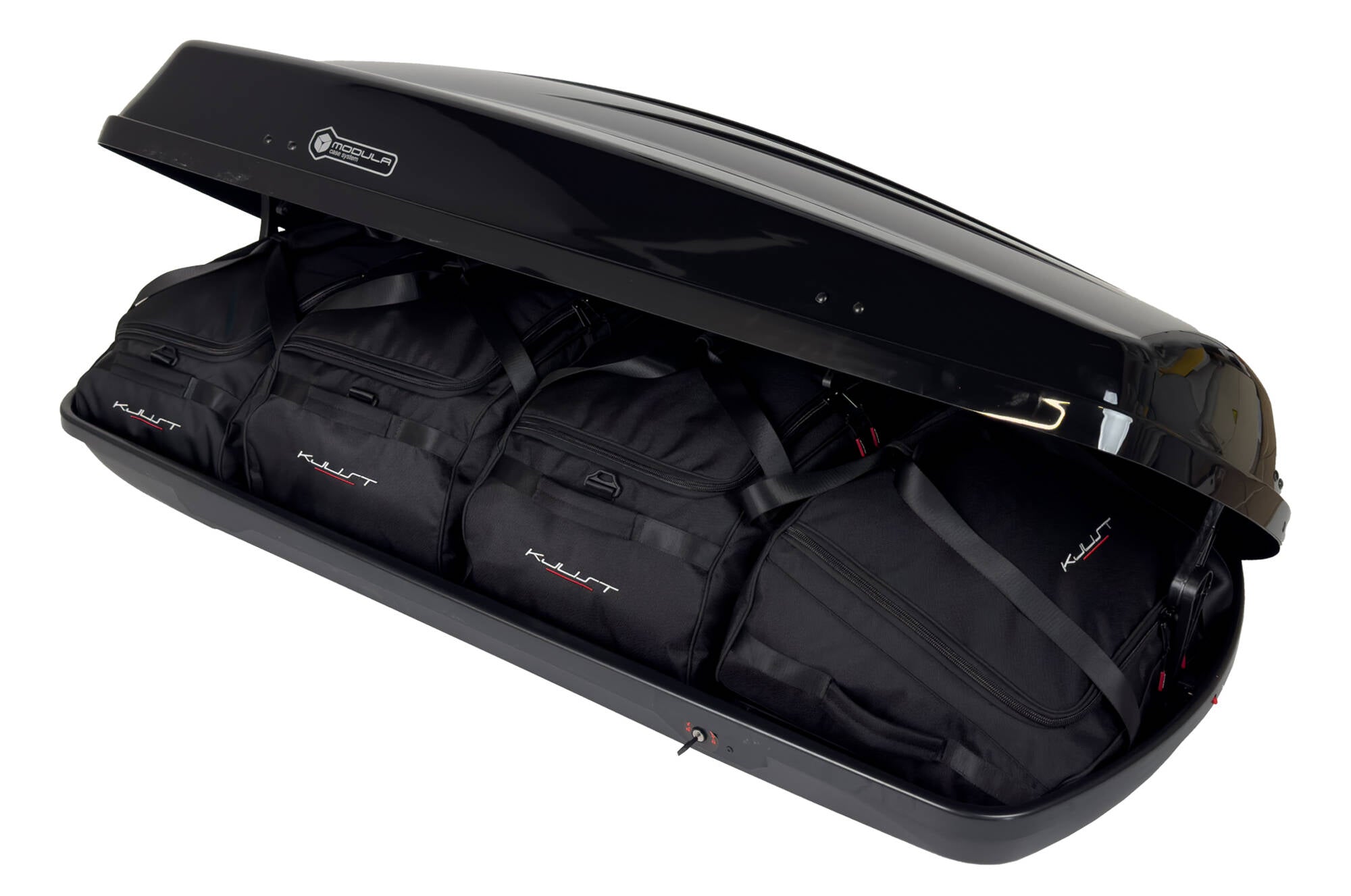 MODULA CIAO 430 4-delars väskset för takbox #färg_Svart