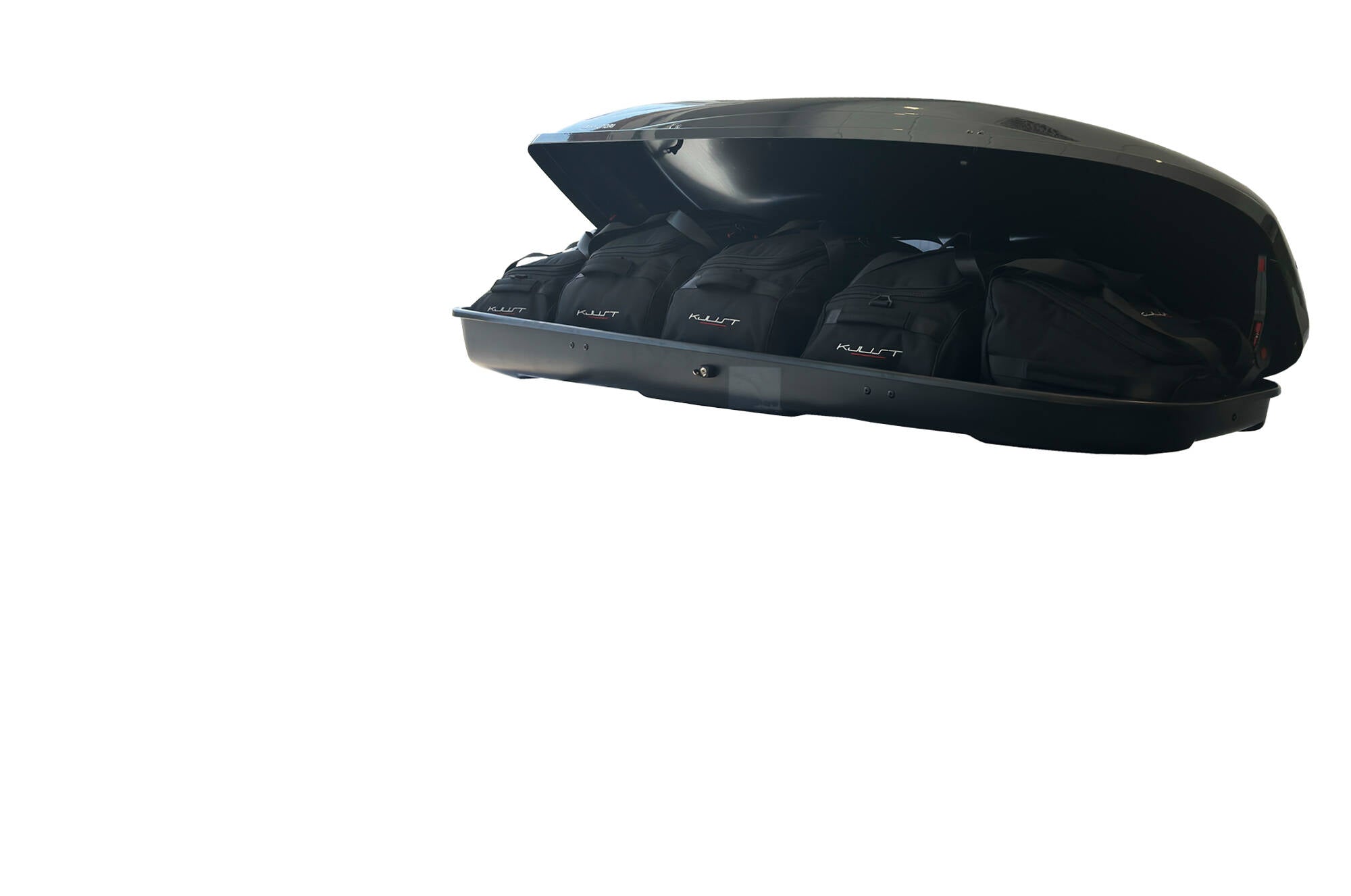 HYUNDAI 99730ADE00 390L 5-delars väskset för takbox #färg_Svart