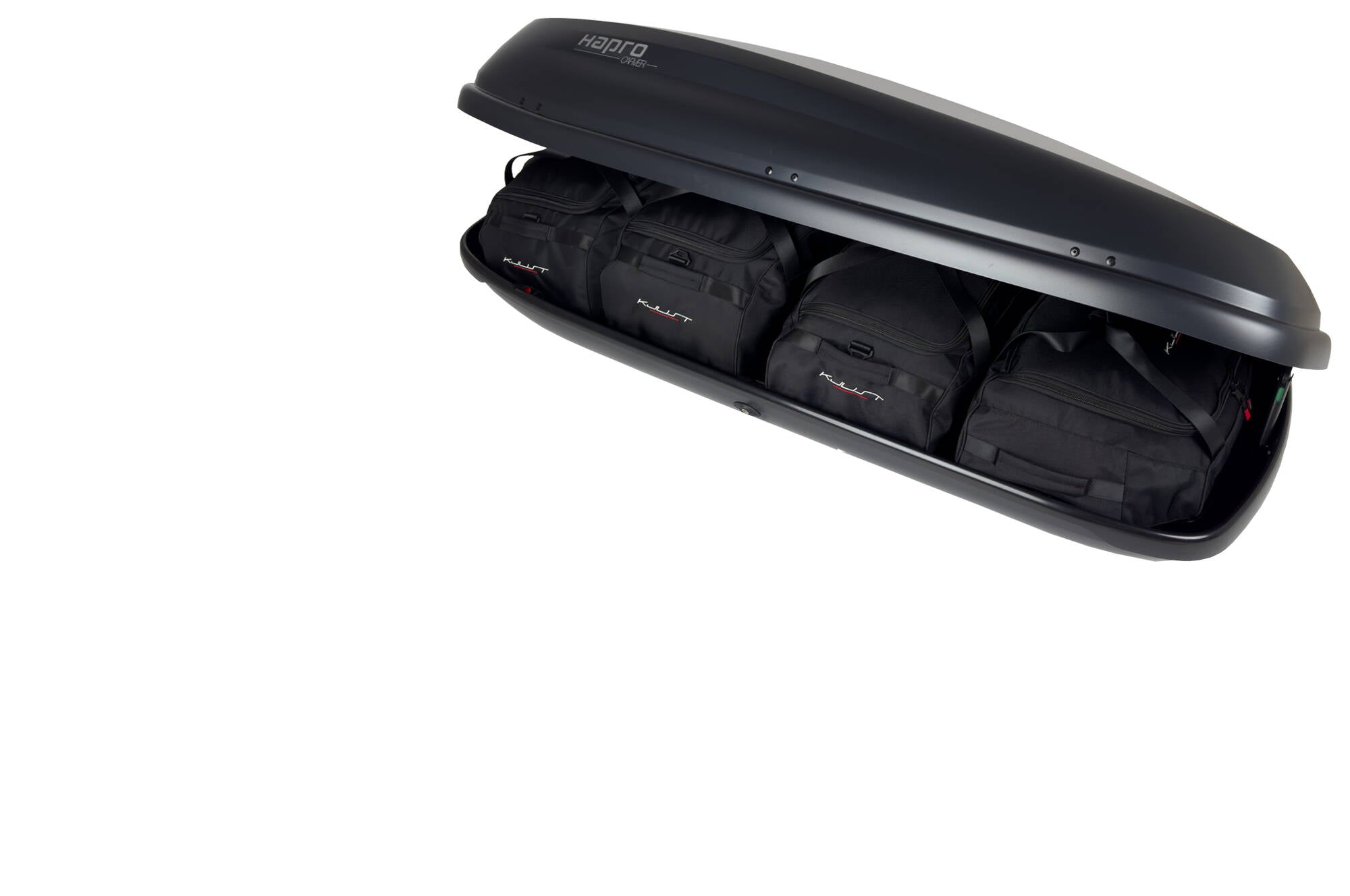 HAPRO CARVER 6.5 4-delars väskset för takbox #färg_Svart