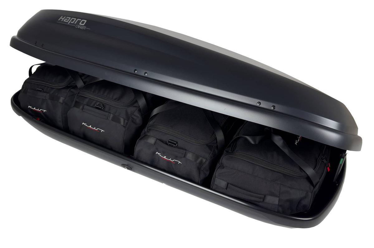 HAPRO CARVER 6.5 4-delars väskset för takbox #färg_Svart