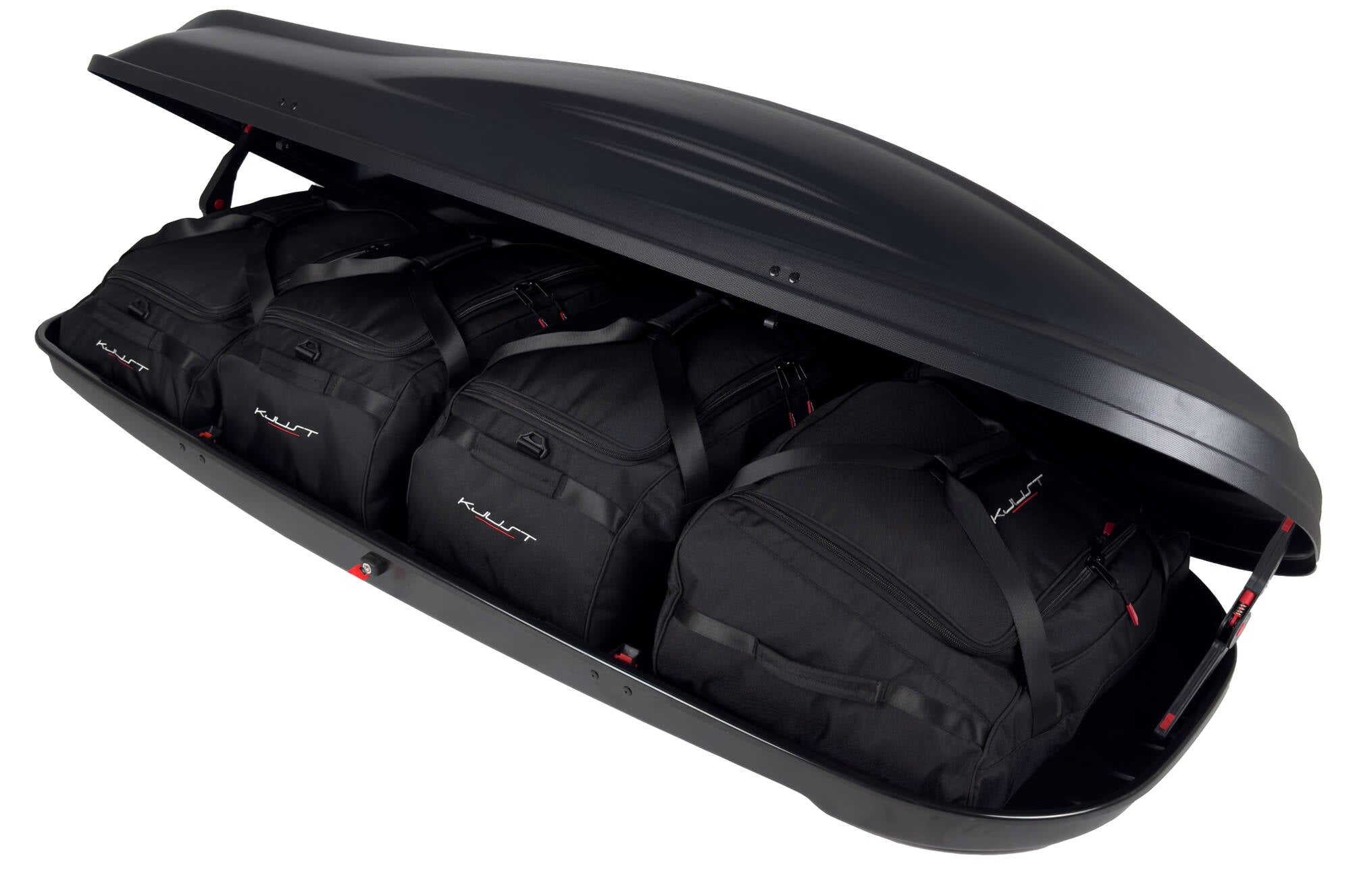 AROSO MÜNCHEN 580 4-delars väskset för takbox #färg_Svart