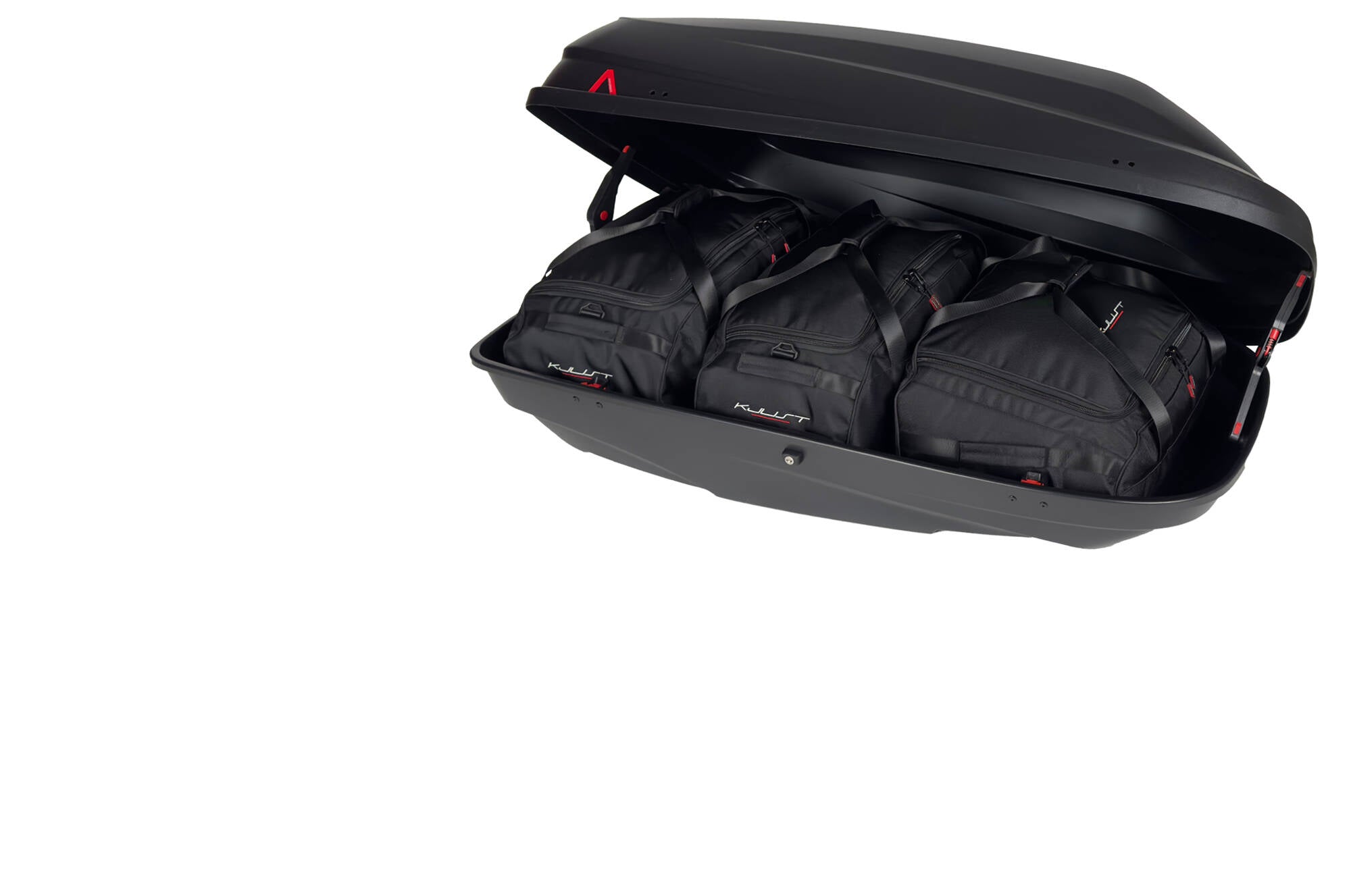 G3 BICUBE 400+ 3-delars väskset för takbox #färg_Svart