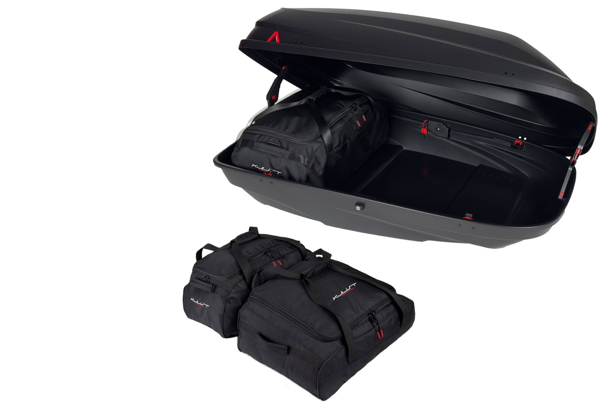 G3 BICUBE 400+ 3-delars väskset för takbox #färg_Svart