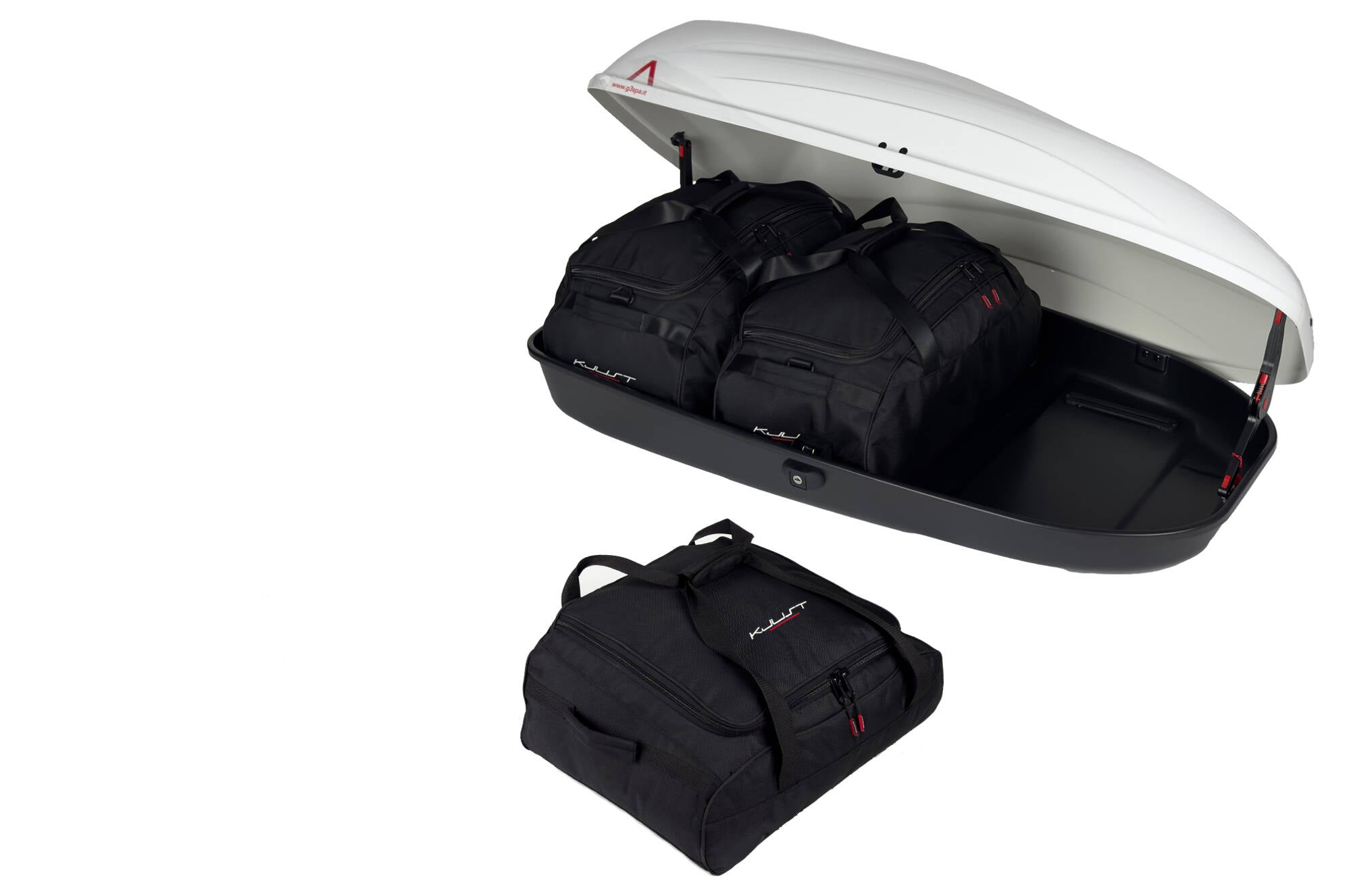 G3 HELIOS 320 3-delars väskset för takbox #färg_Svart