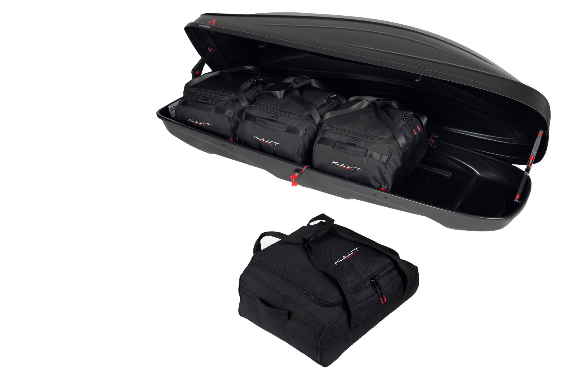 G3 SPARK 420 4-delars väskset för takbox #färg_Svart