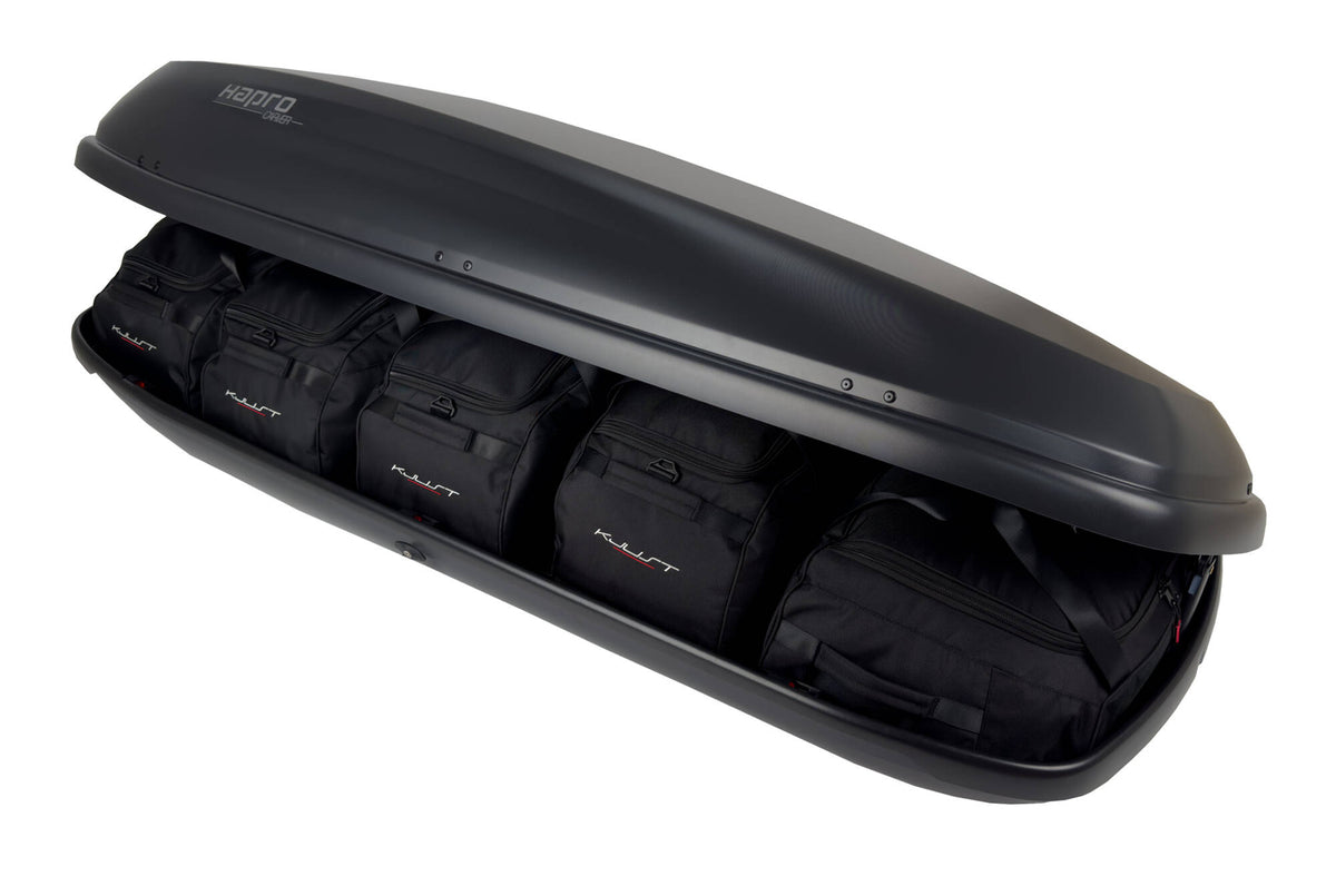 HAPRO CARVER 8.5 5-delars väskset för takbox #färg_Svart