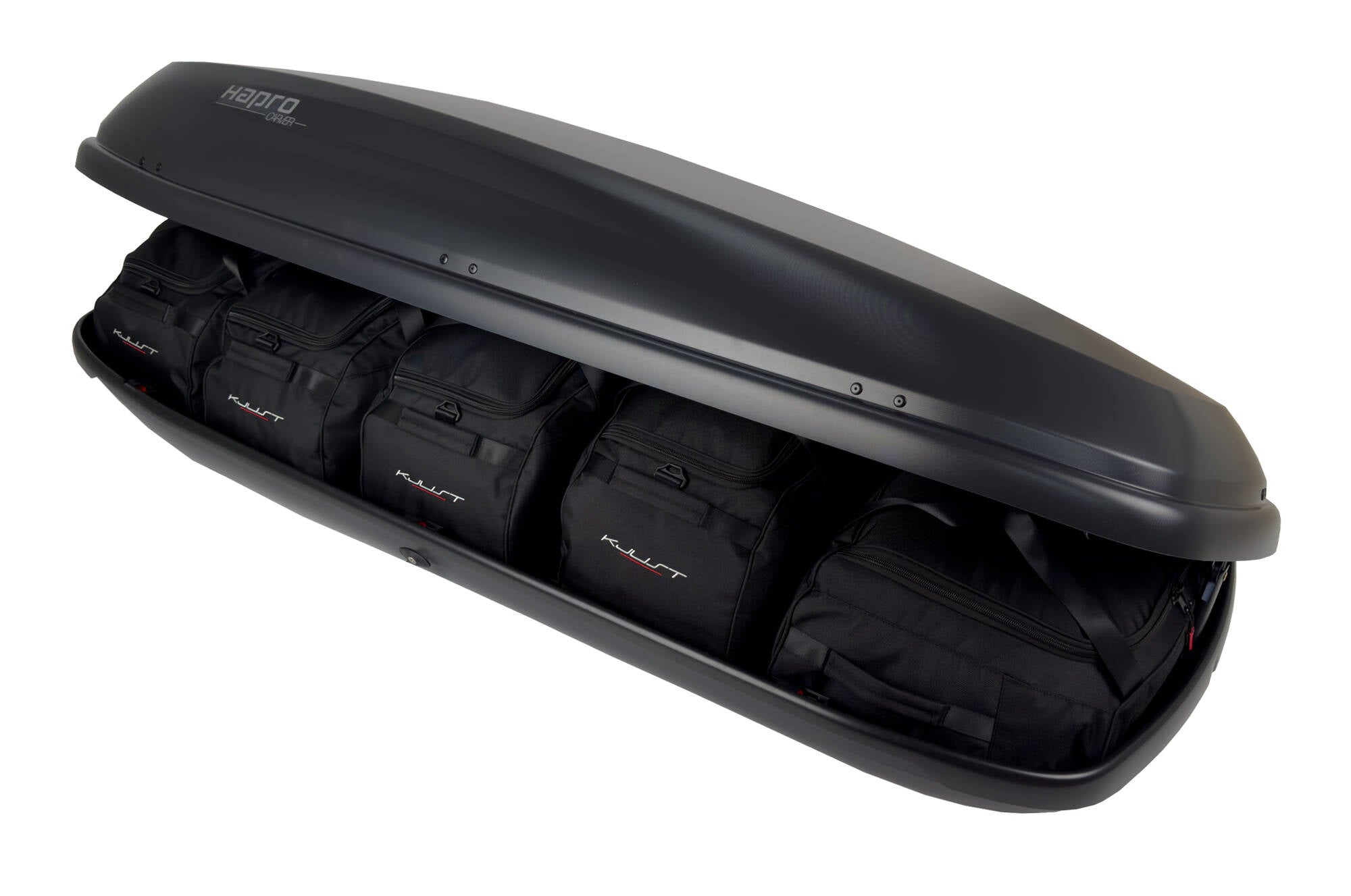 HAPRO CARVER 8.5 5-delars väskset för takbox #färg_Svart