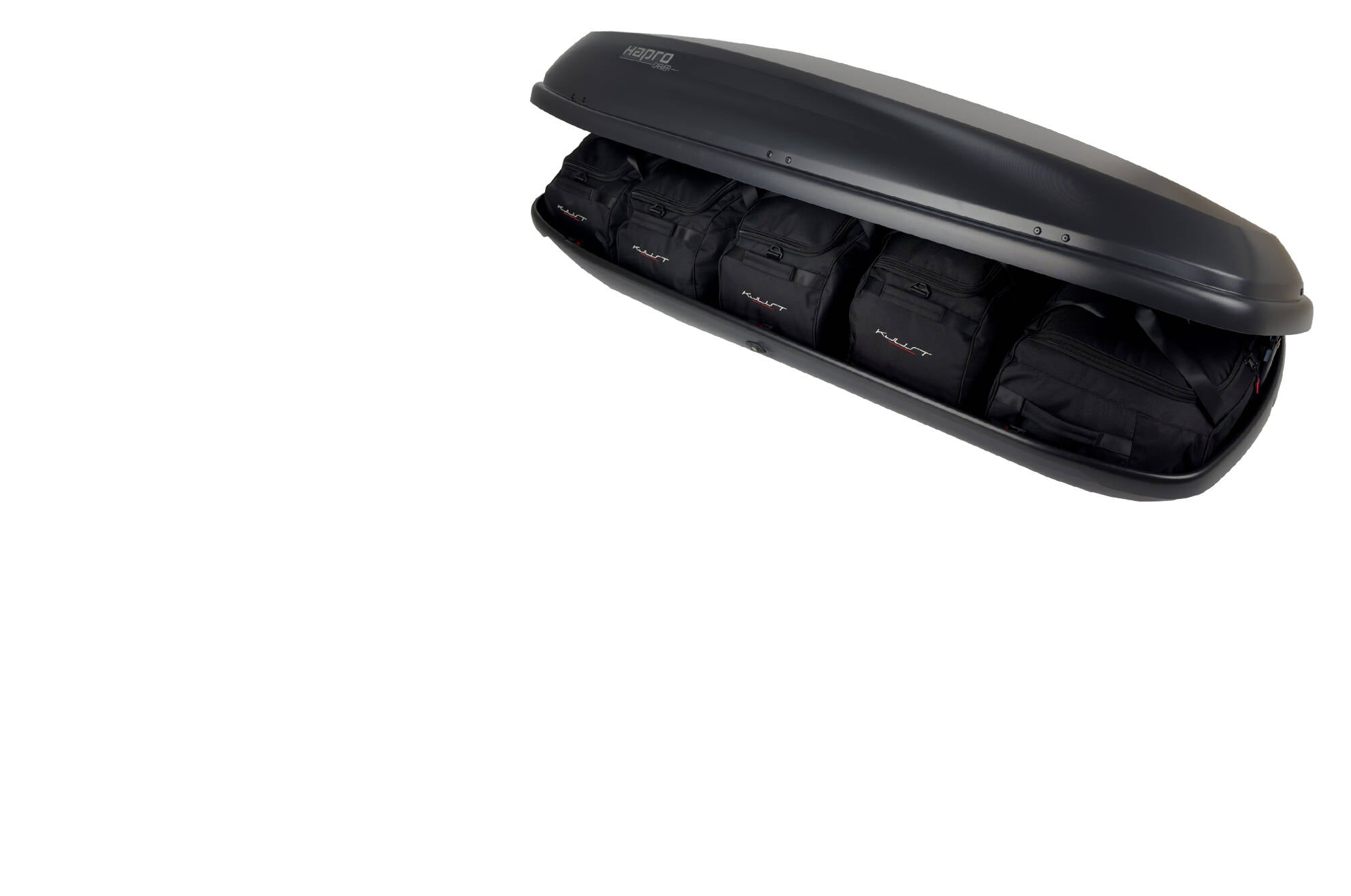 HAPRO CARVER 8.5 5-delars väskset för takbox #färg_Svart