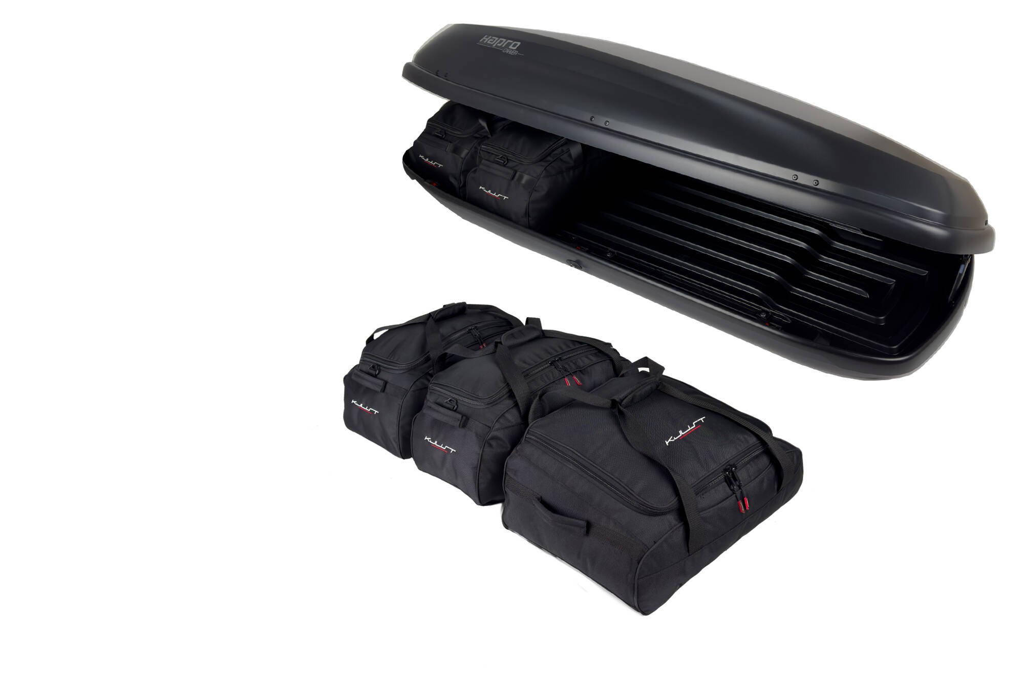 HAPRO CARVER 8.5 5-delars väskset för takbox #färg_Svart