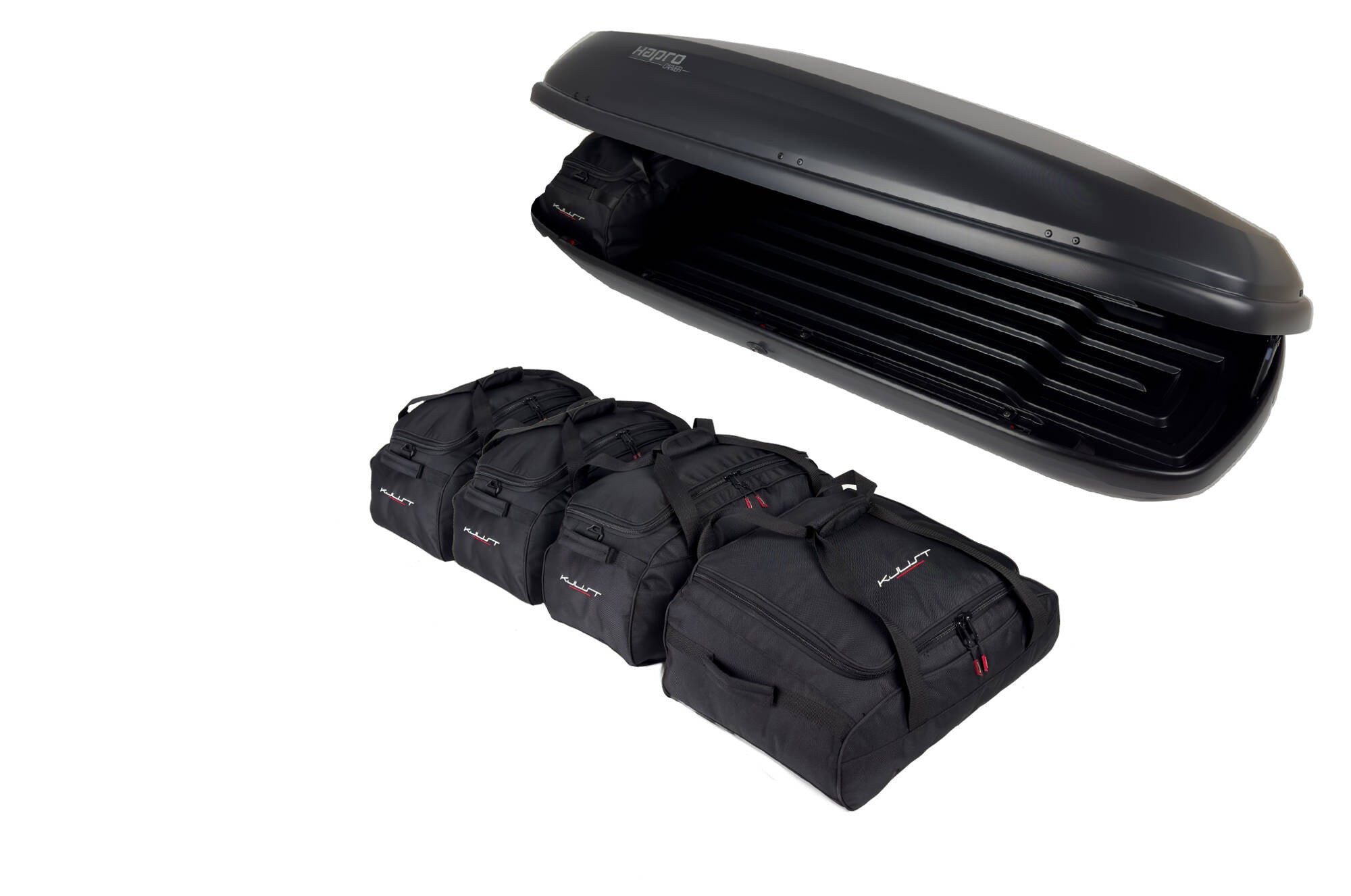 HAPRO CARVER 8.5 5-delars väskset för takbox #färg_Svart