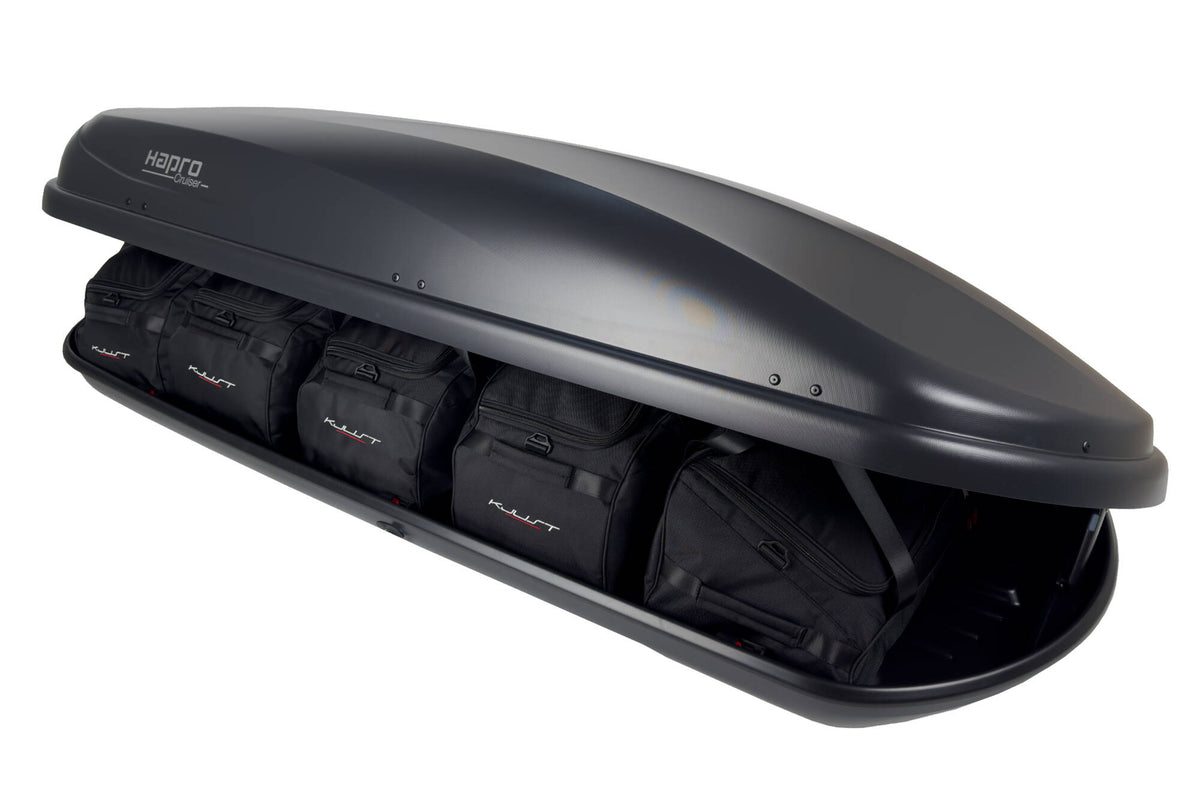 HAPRO CRUISER 10.8 5-delars väskset för takbox #färg_Svart