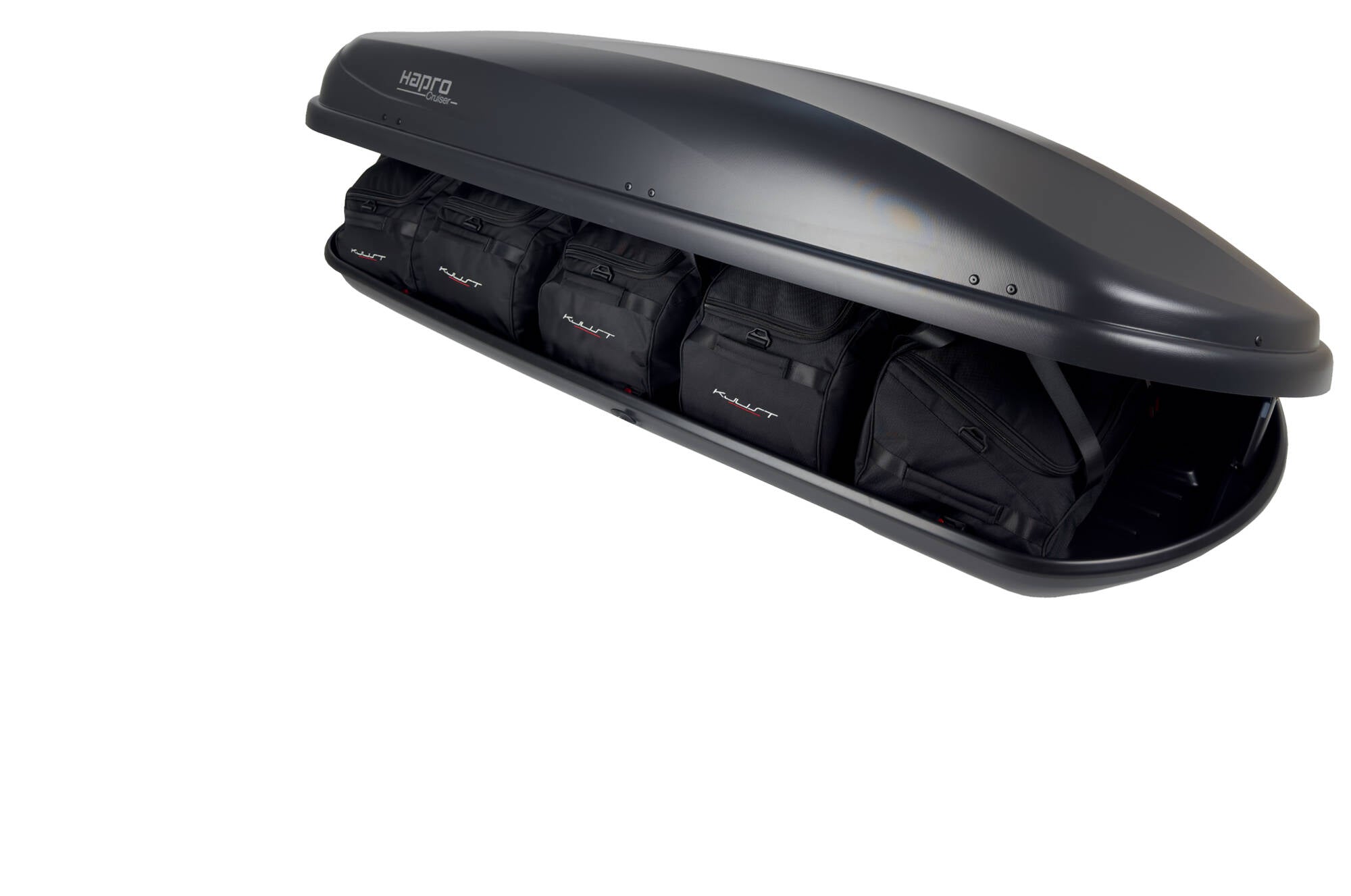 HAPRO CRUISER 10.8 5-delars väskset för takbox #färg_Svart