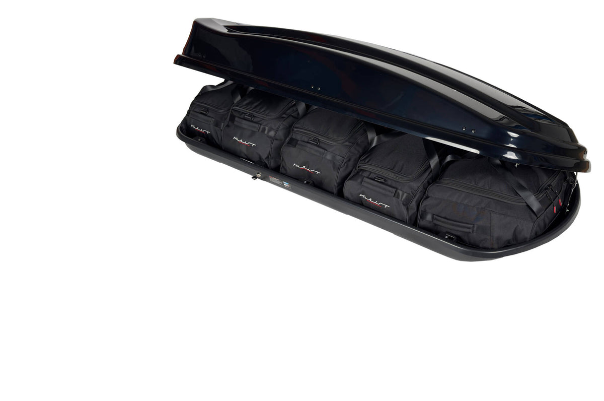 LEVUP SPACE 530 DUO 5-delars väskset för takbox #färg_Svart