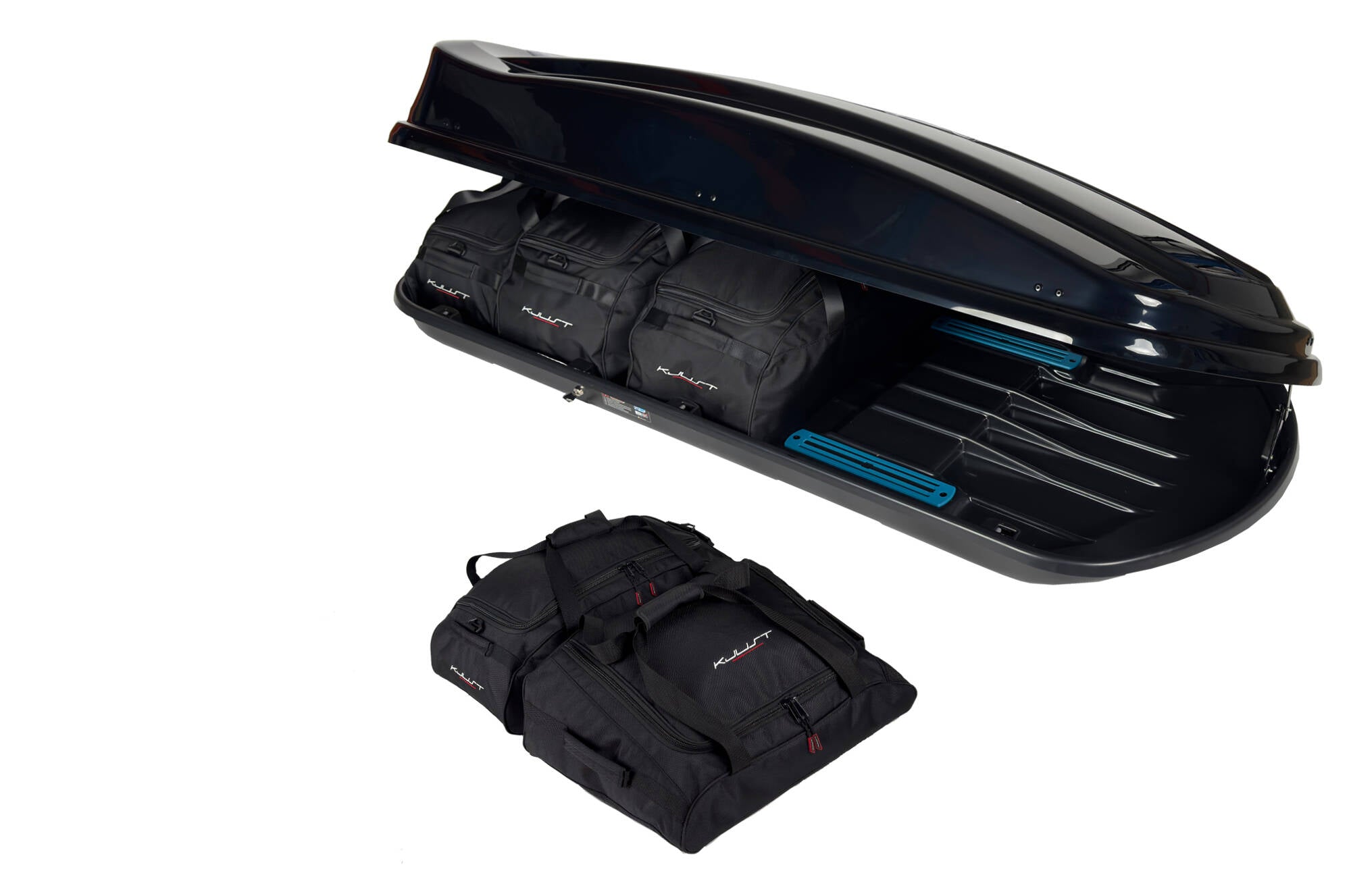 LEVUP SPACE 530 DUO 5-delars väskset för takbox #färg_Svart