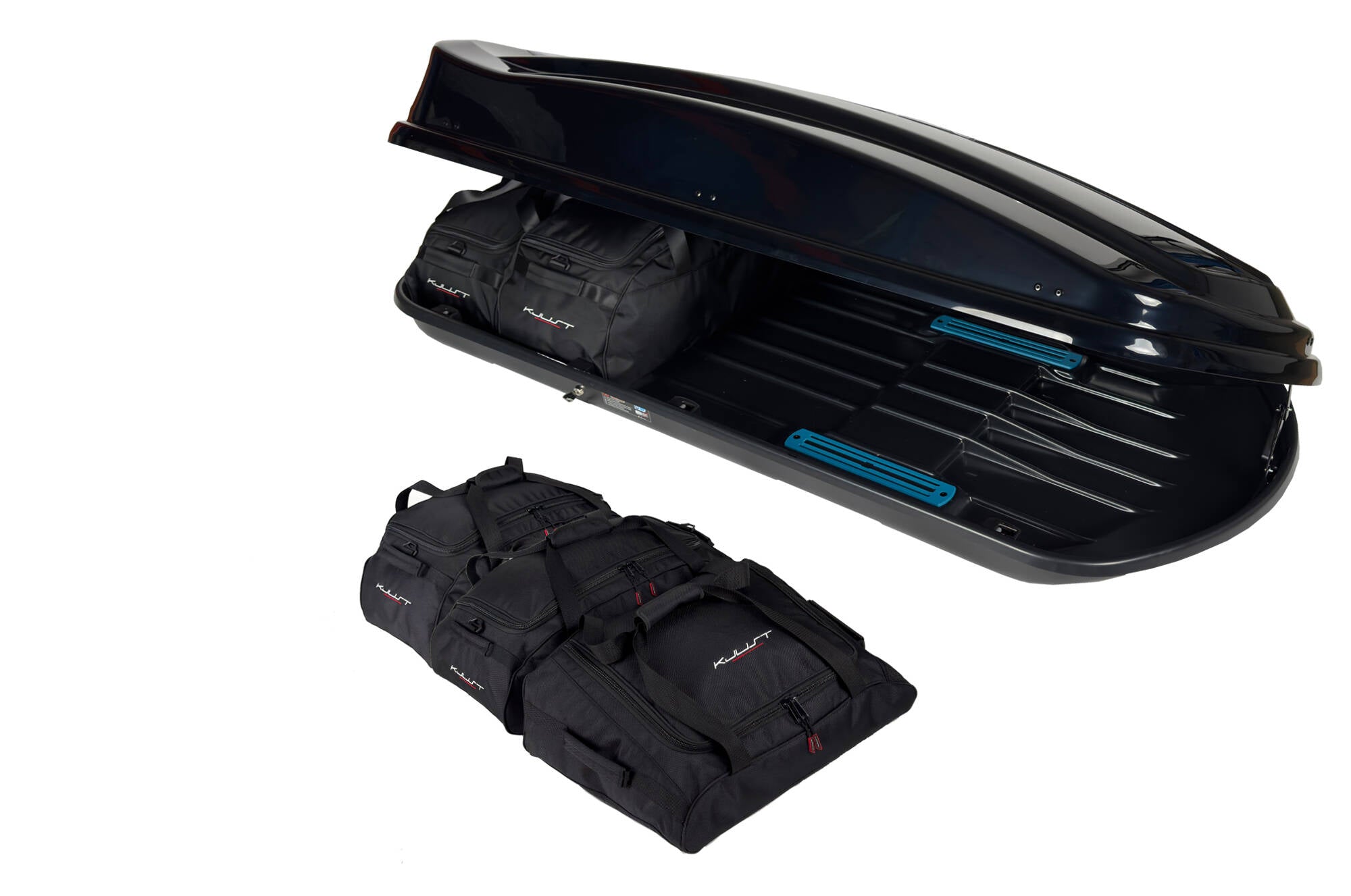 LEVUP SPACE 530 DUO 5-delars väskset för takbox #färg_Svart