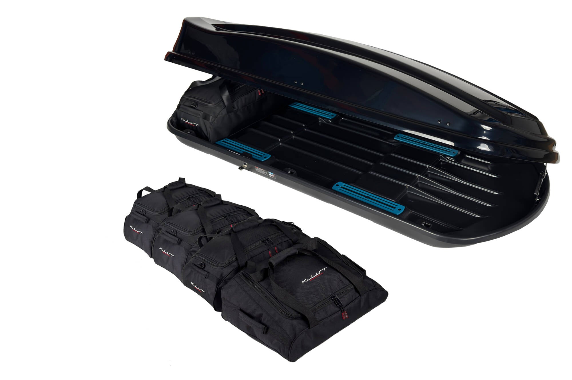 LEVUP SPACE 530 DUO 5-delars väskset för takbox #färg_Svart