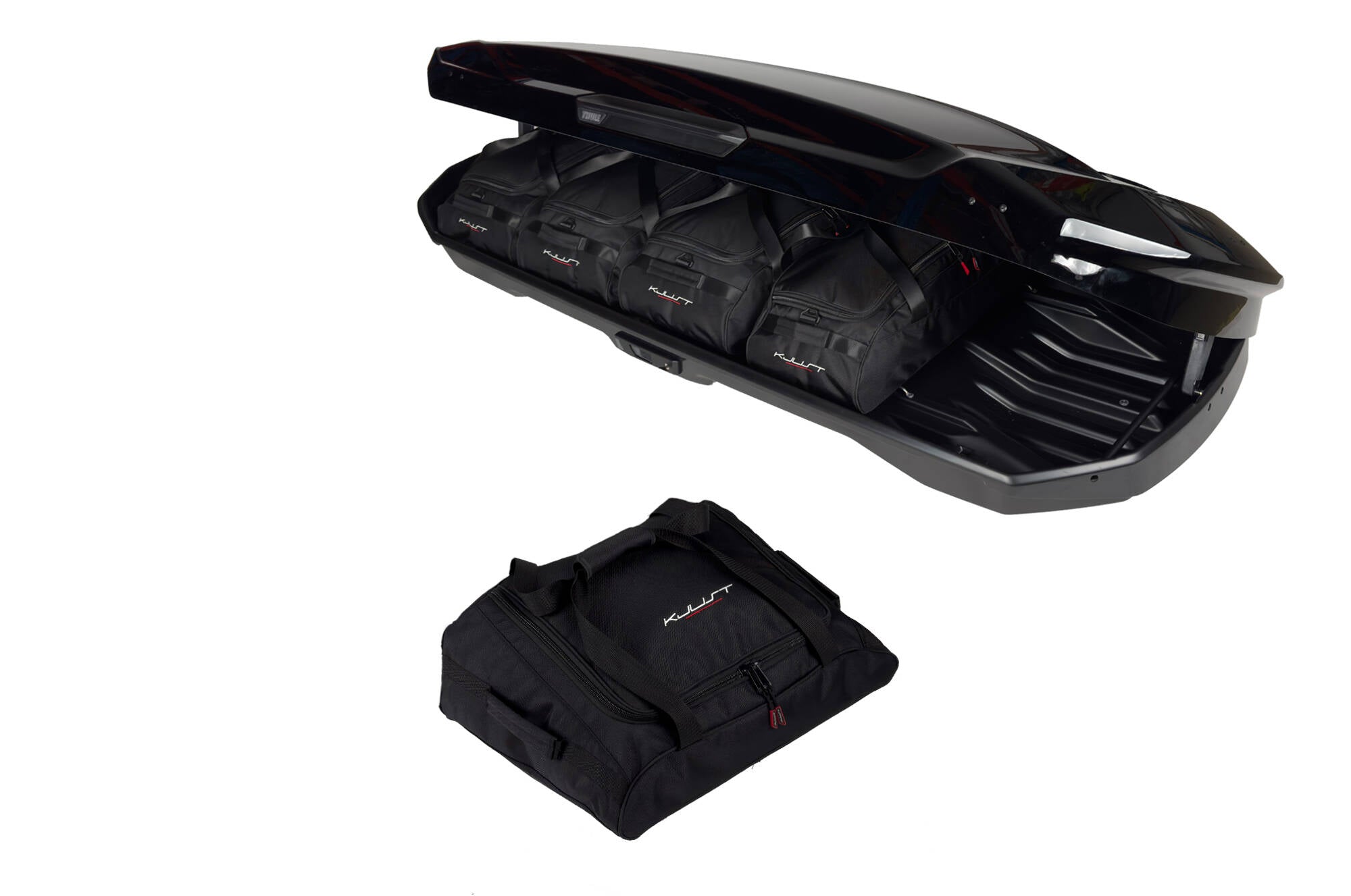 THULE MOTION 3 XXL LOW 5-delars väskset för takbox #färg_Svart