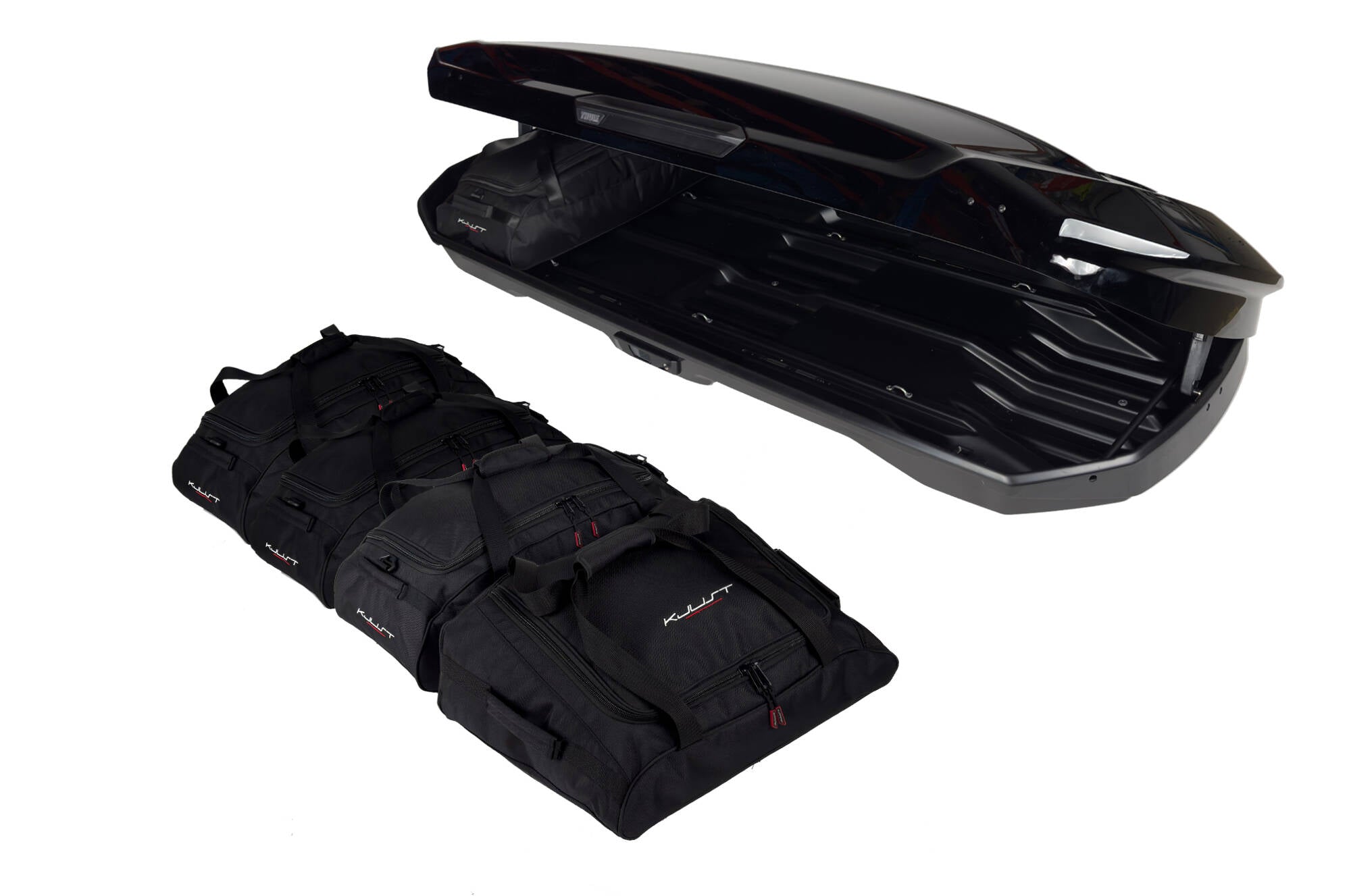 THULE MOTION 3 XXL LOW 5-delars väskset för takbox #färg_Svart
