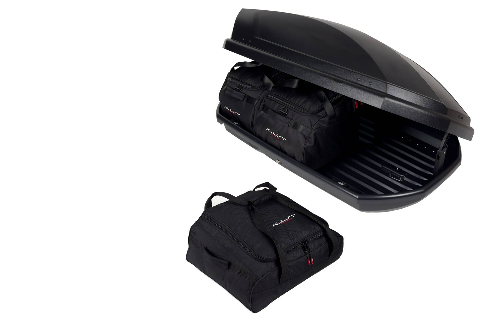 NEUMANN ADVENTURE 130 3-delars väskset för takbox #färg_Svart
