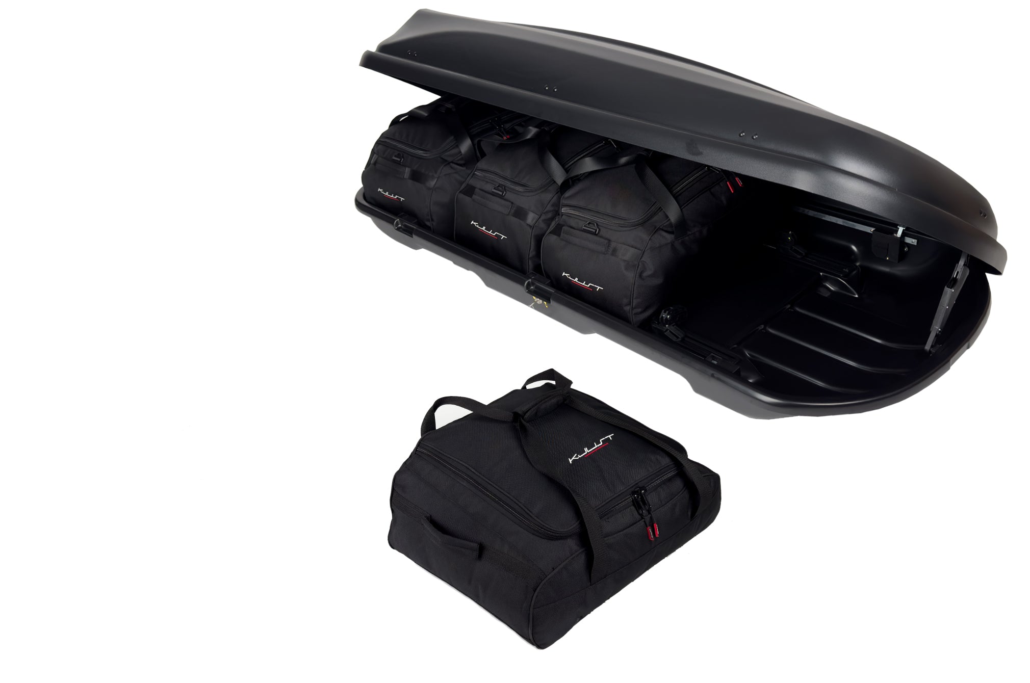 JUNIOR XTREME II 450 4-delars väskset för takbox #färg_Svart