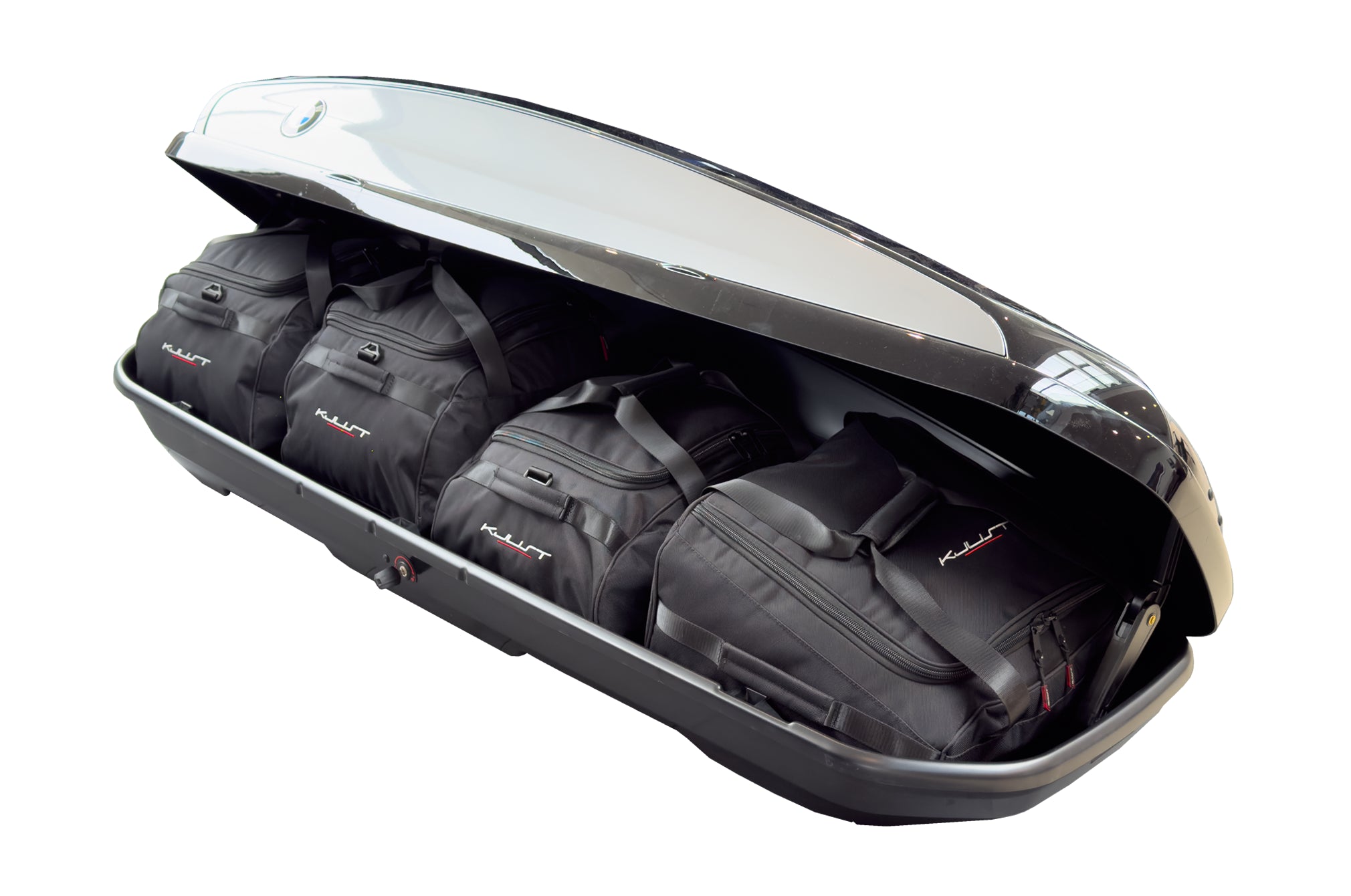 BMW 82732420634 320L 4-delars väskset för takbox #färg_Svart
