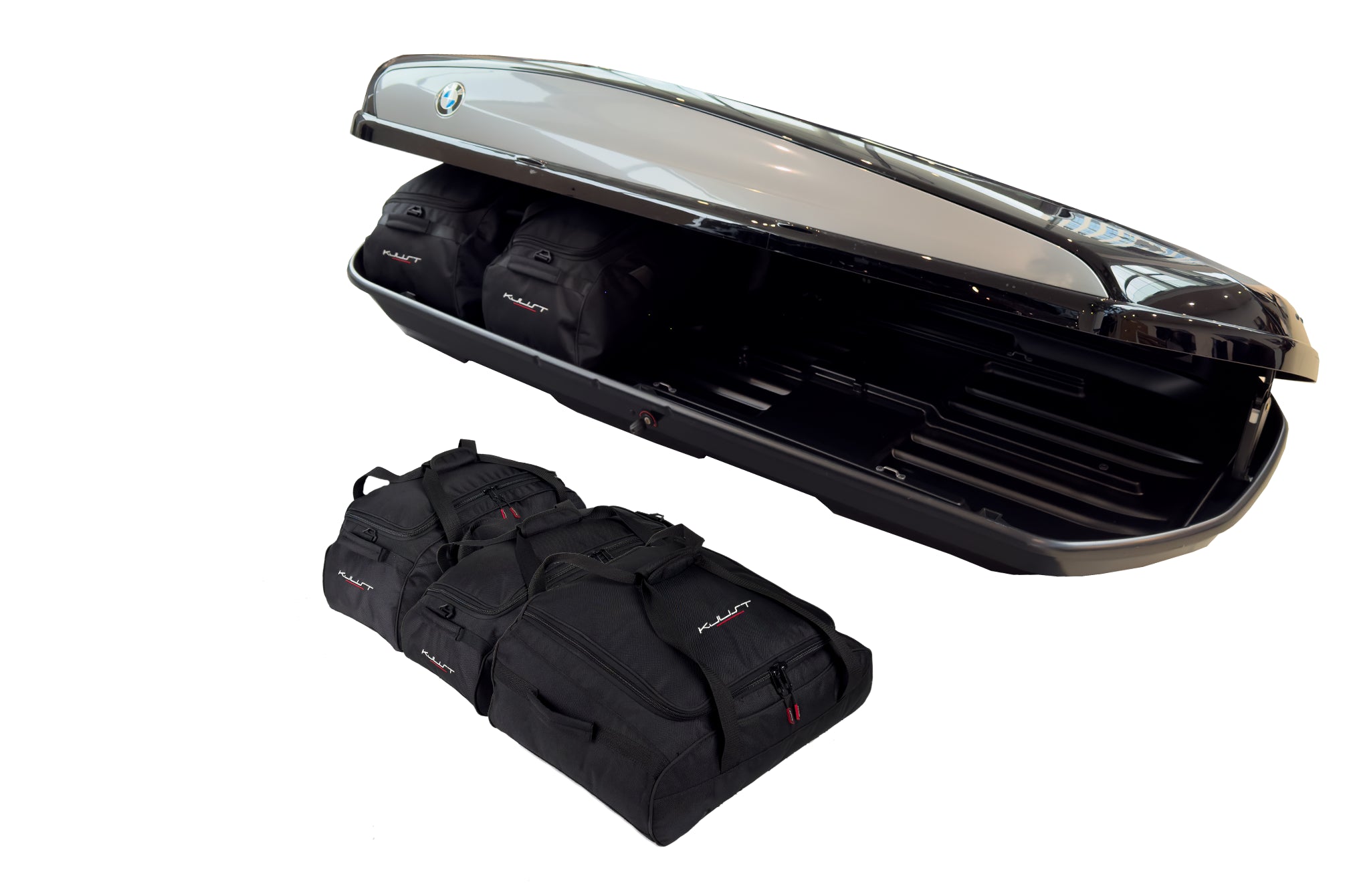 BMW 82732406459 520L 5-delars väskset för takbox #färg_Svart