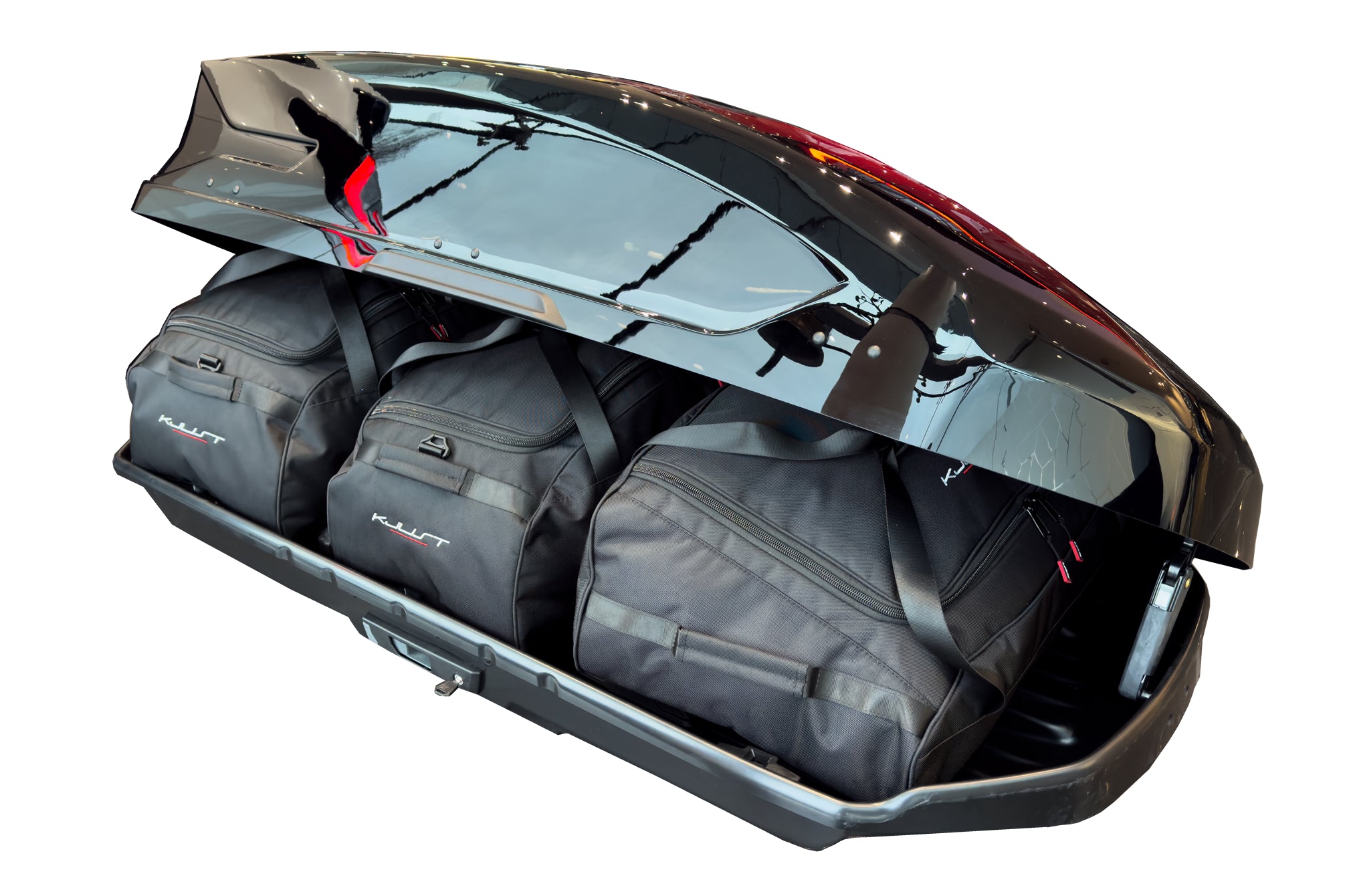 LEXUS M PW308-00010 415L 3-delars väskset för takbox #färg_Svart