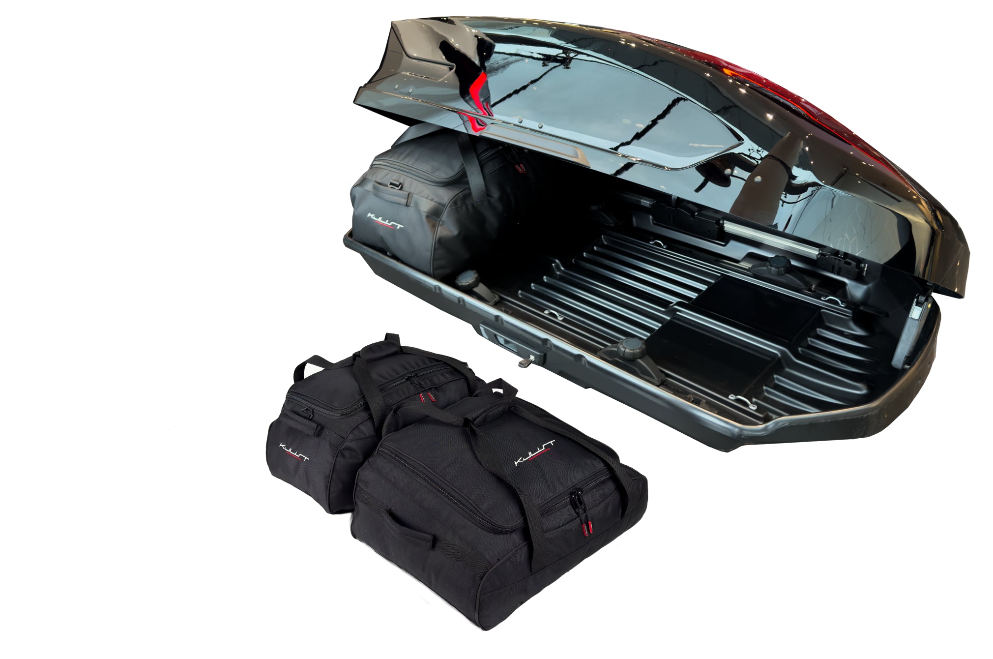 LEXUS M PW308-00010 415L 3-delars väskset för takbox #färg_Svart