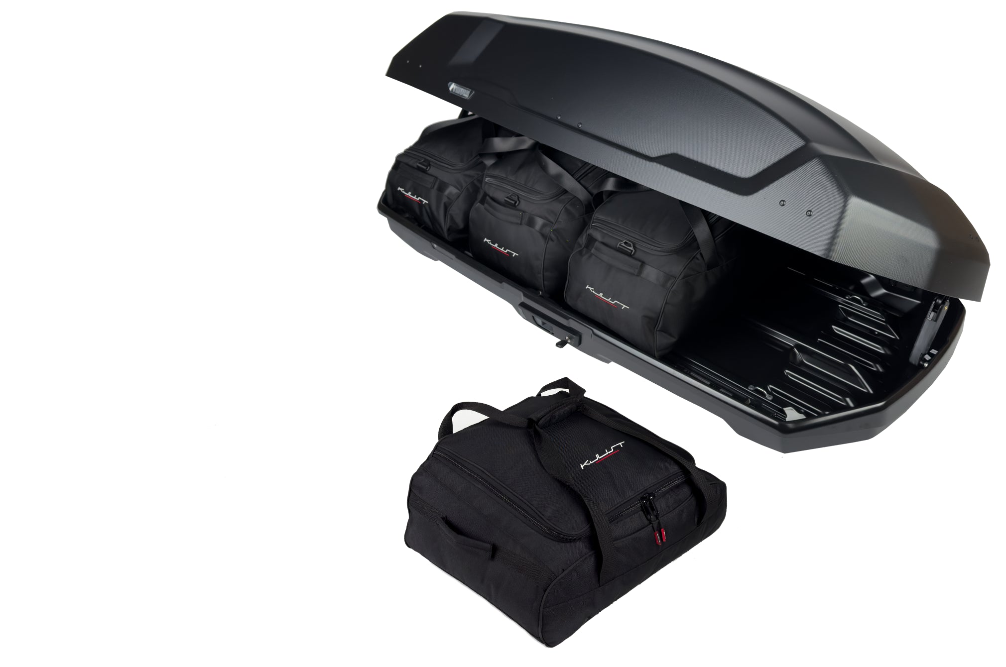 THULE FORCE 3 M 4-delars väskset för takbox #färg_Svart