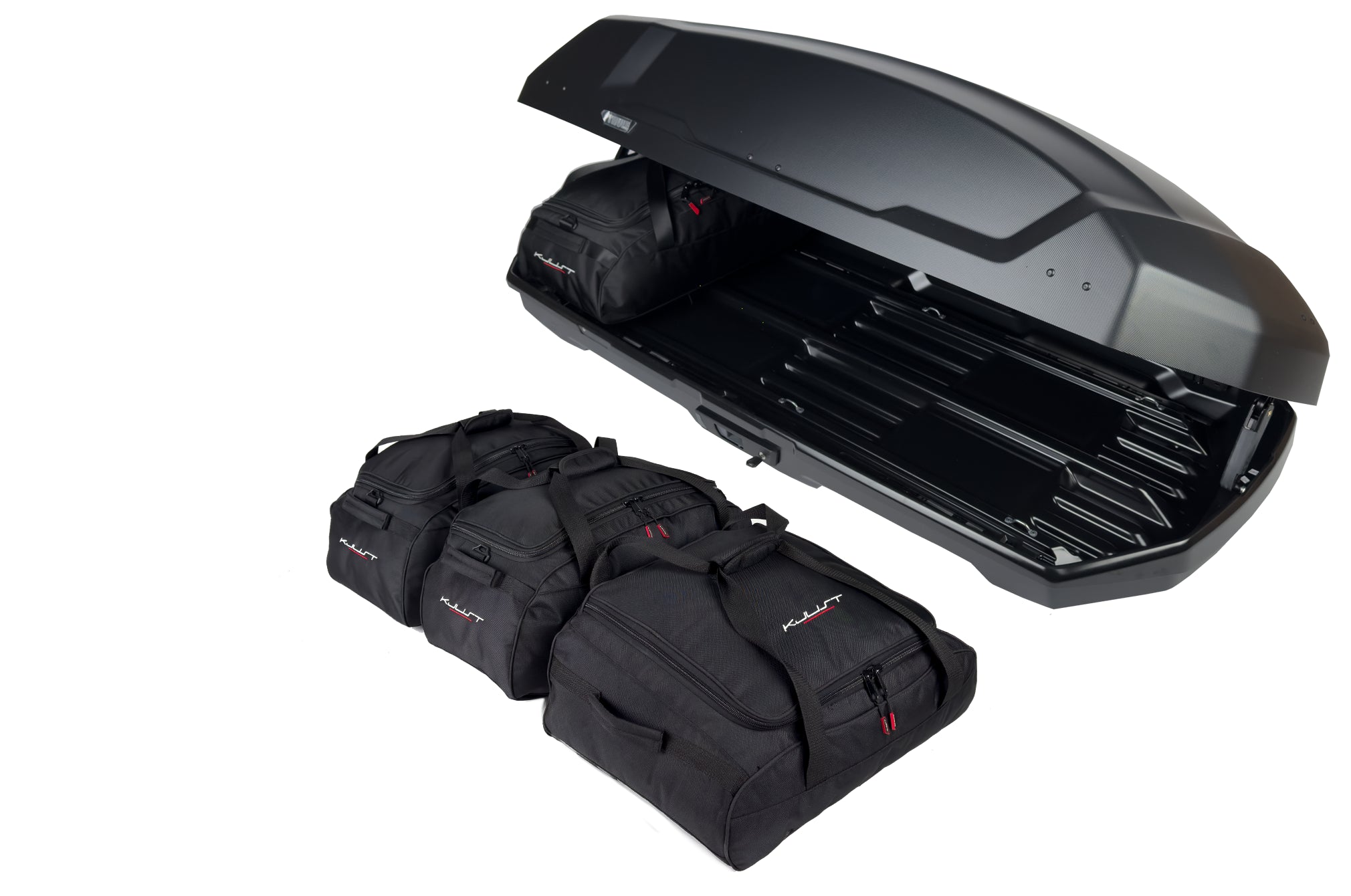 THULE FORCE 3 M 4-delars väskset för takbox #färg_Svart