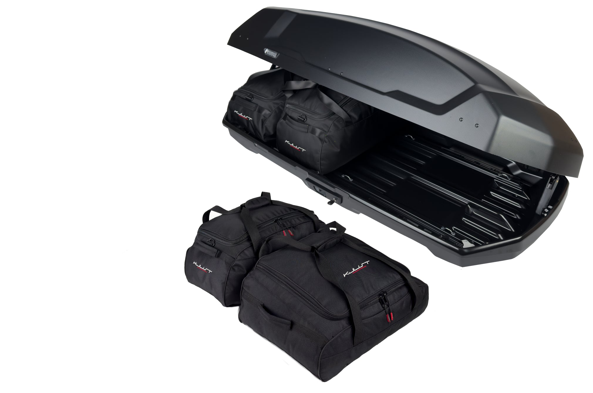 THULE FORCE 3 M 4-delars väskset för takbox #färg_Svart
