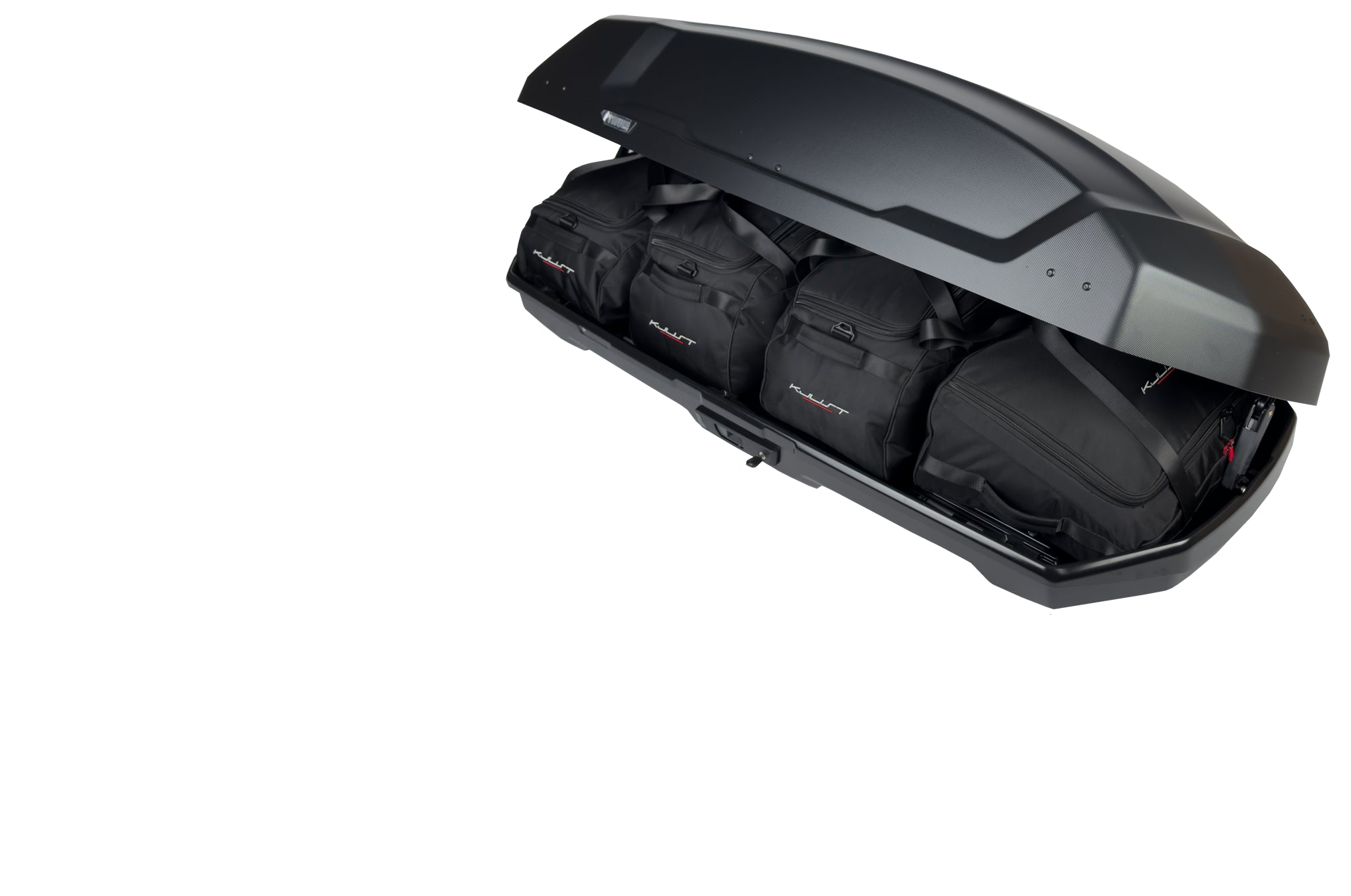 THULE FORCE 3 M 4-delars väskset för takbox #färg_Svart