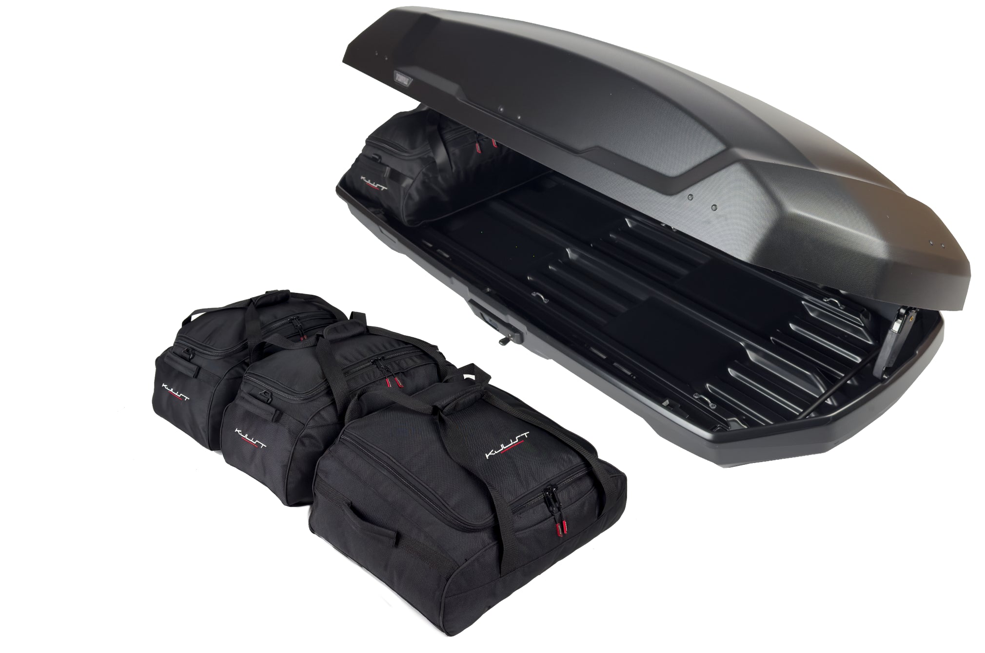 THULE FORCE 3 L 4-delars väskset för takbox #färg_Svart