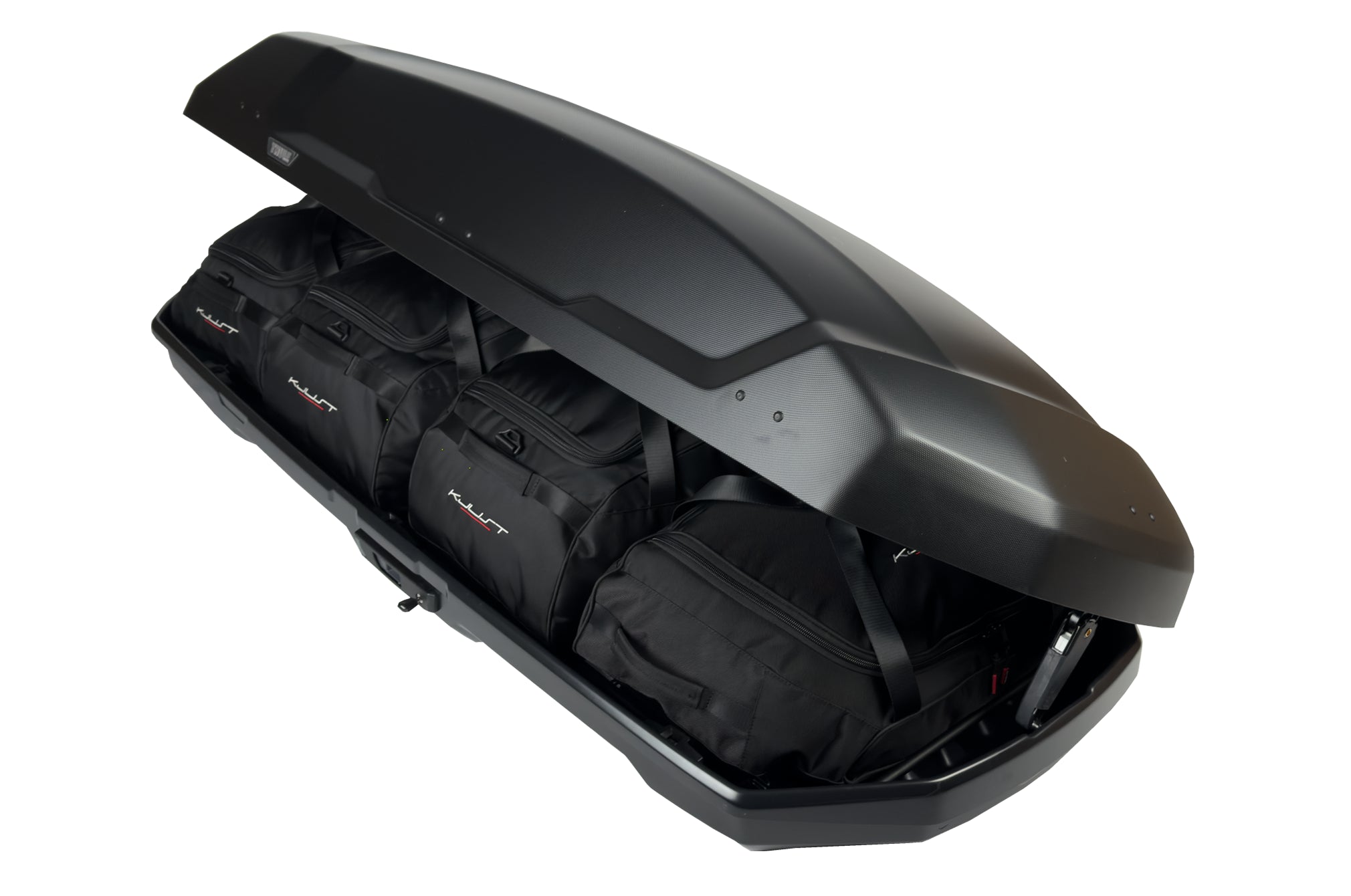THULE FORCE 3 L 4-delars väskset för takbox #färg_Svart