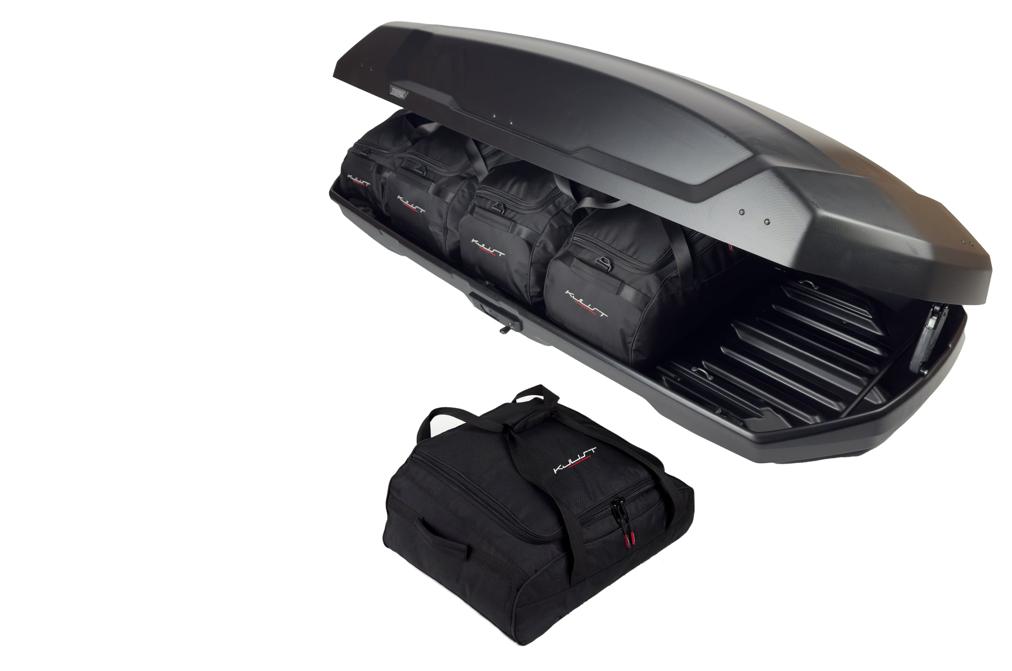 THULE FORCE 3 XL 5-delars väskset för takbox #färg_Svart