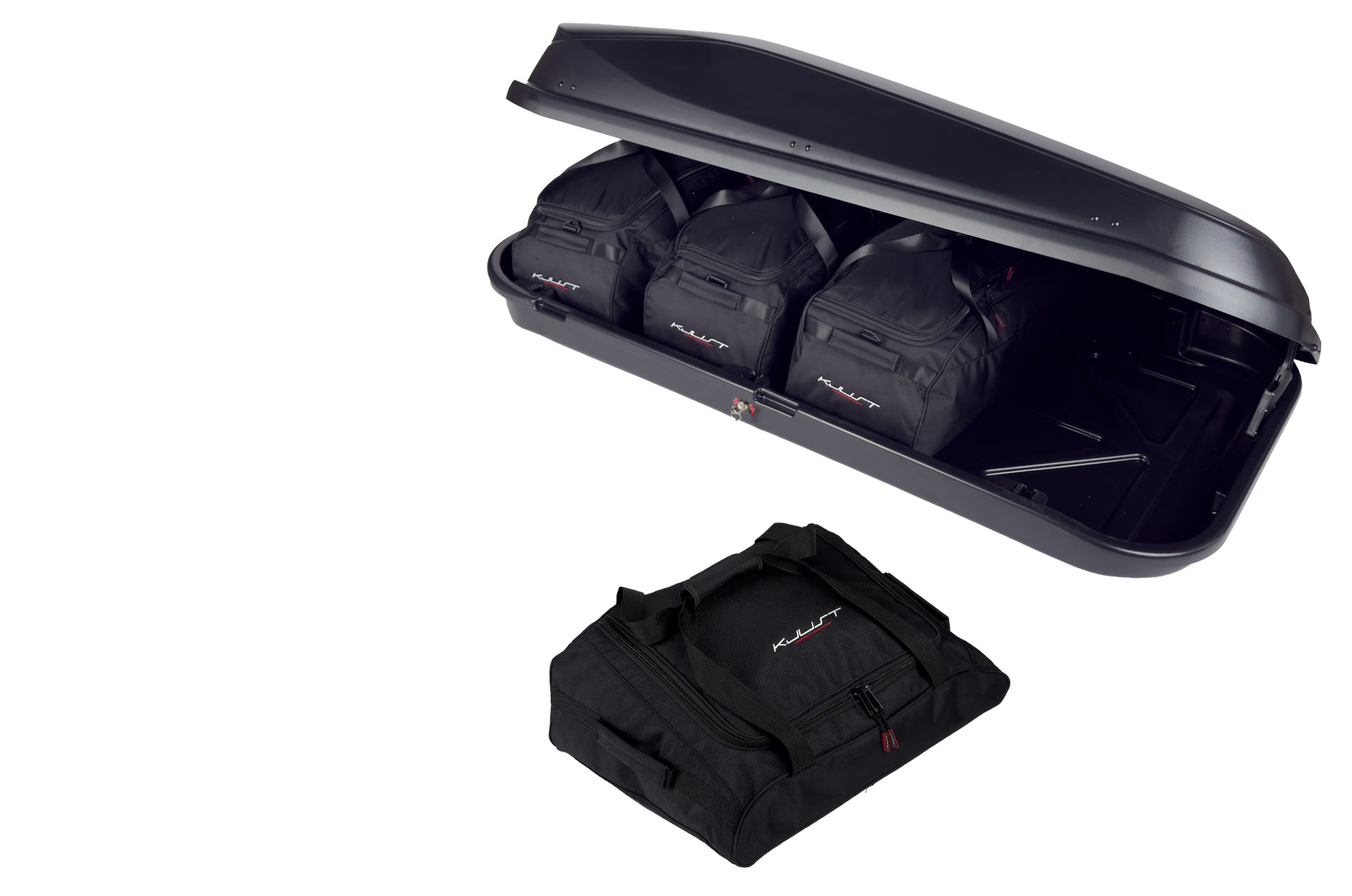 JUNIOR EASY 530 4-delars väskset för takbox #färg_Svart