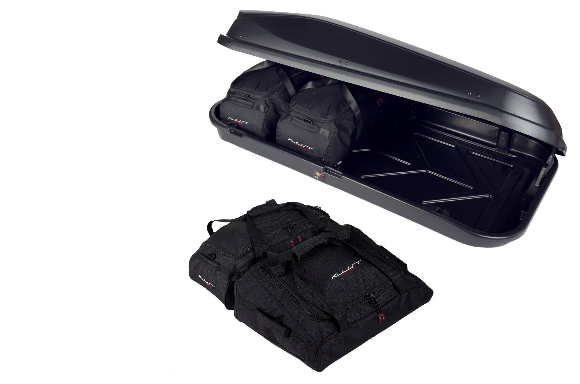 JUNIOR EASY 530 4-delars väskset för takbox #färg_Svart